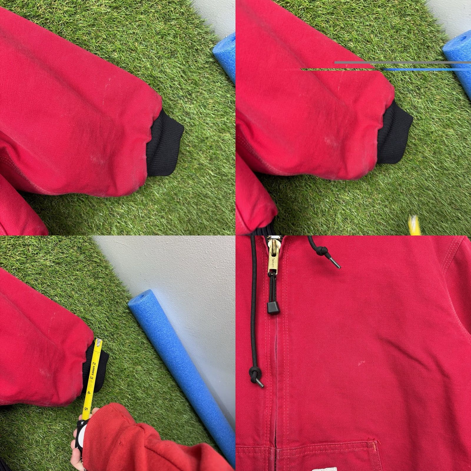 Carhartt VINTAGE Carhartt Jacket Mens XLT Tall Quilted Hooded Workwear Zip Up RED 90s USA J97 Carhartt C61 Falling under: Jacket Size US XL / EU 56 / 4 - 8 Thumbnail