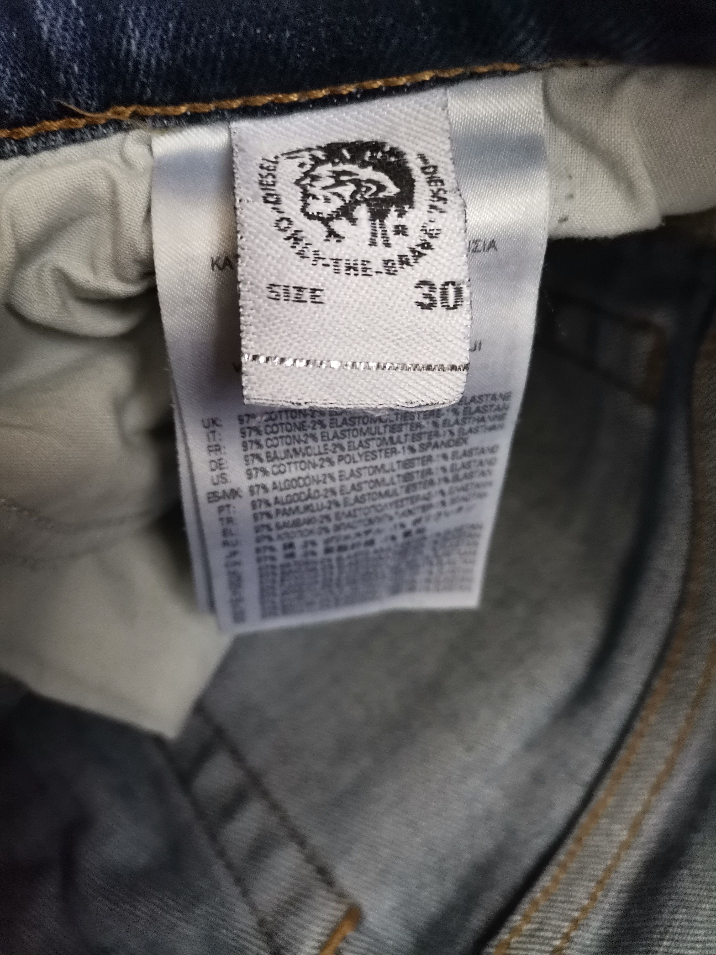 Diesel Diesel D-Yennox Distressed Jeans Size US 30 / EU 46 - 3 Thumbnail