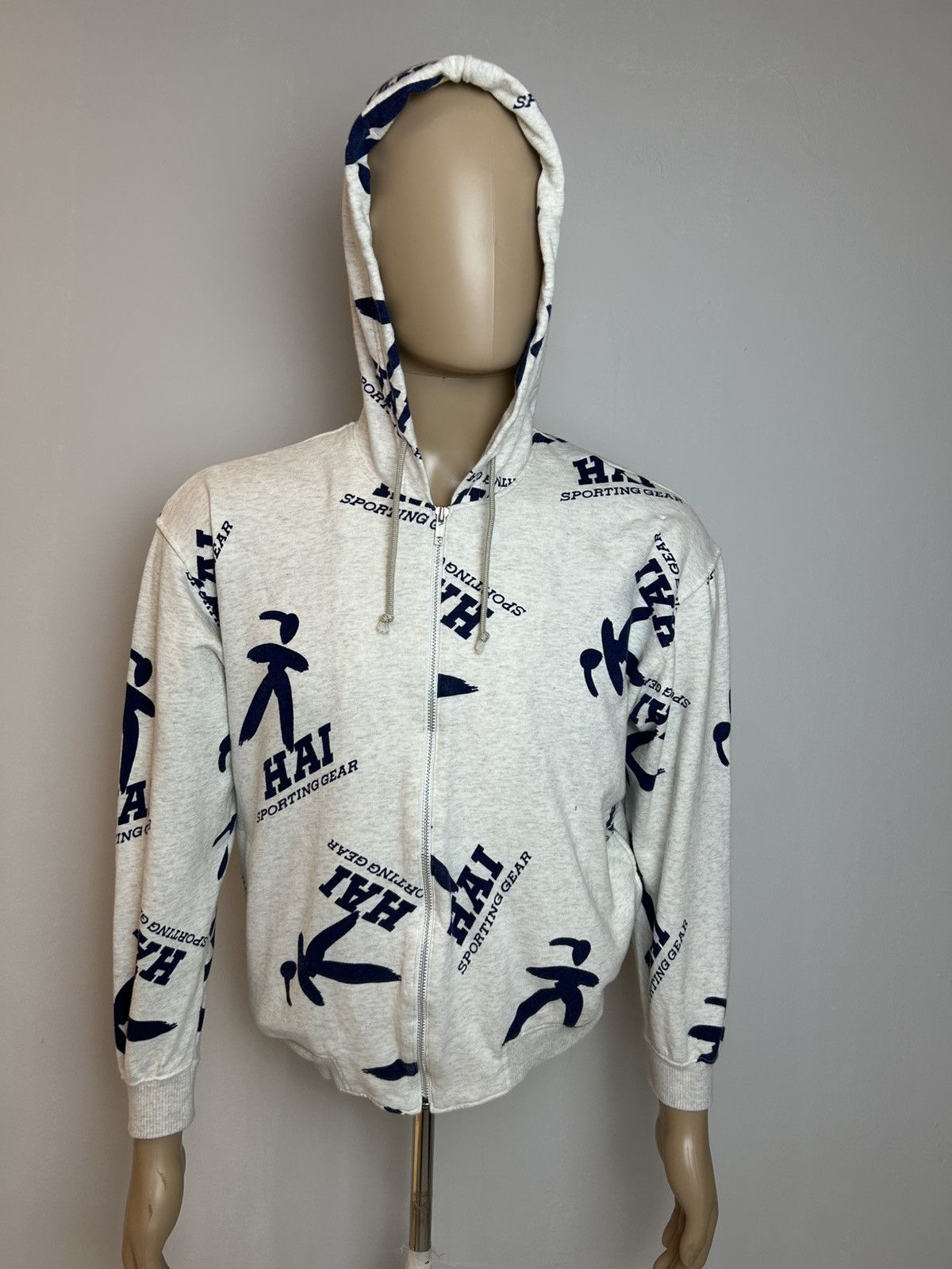 Hai Sporting Gear × Issey Miyake × Japanese Brand HAI SPORTING GEAR HOODIE SWEATSHIRT Size US M / EU 48-50 / 2 - 9 Thumbnail