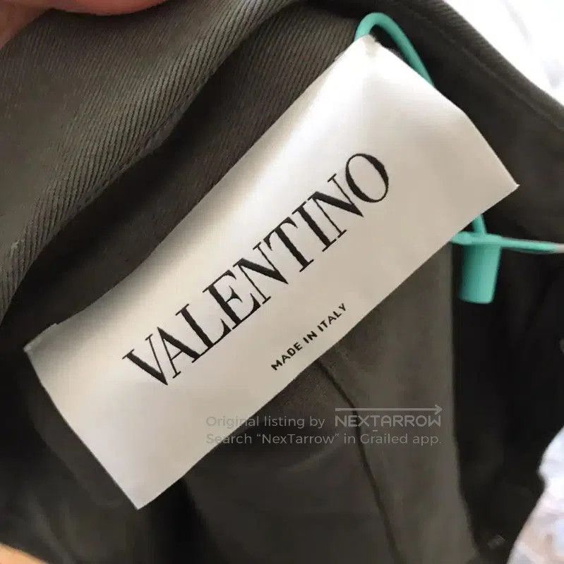 Other Valentino Military Green Embroidered Short Sleeve Shirt . Size M / US 6-8 / IT 42-44 - 6 Thumbnail