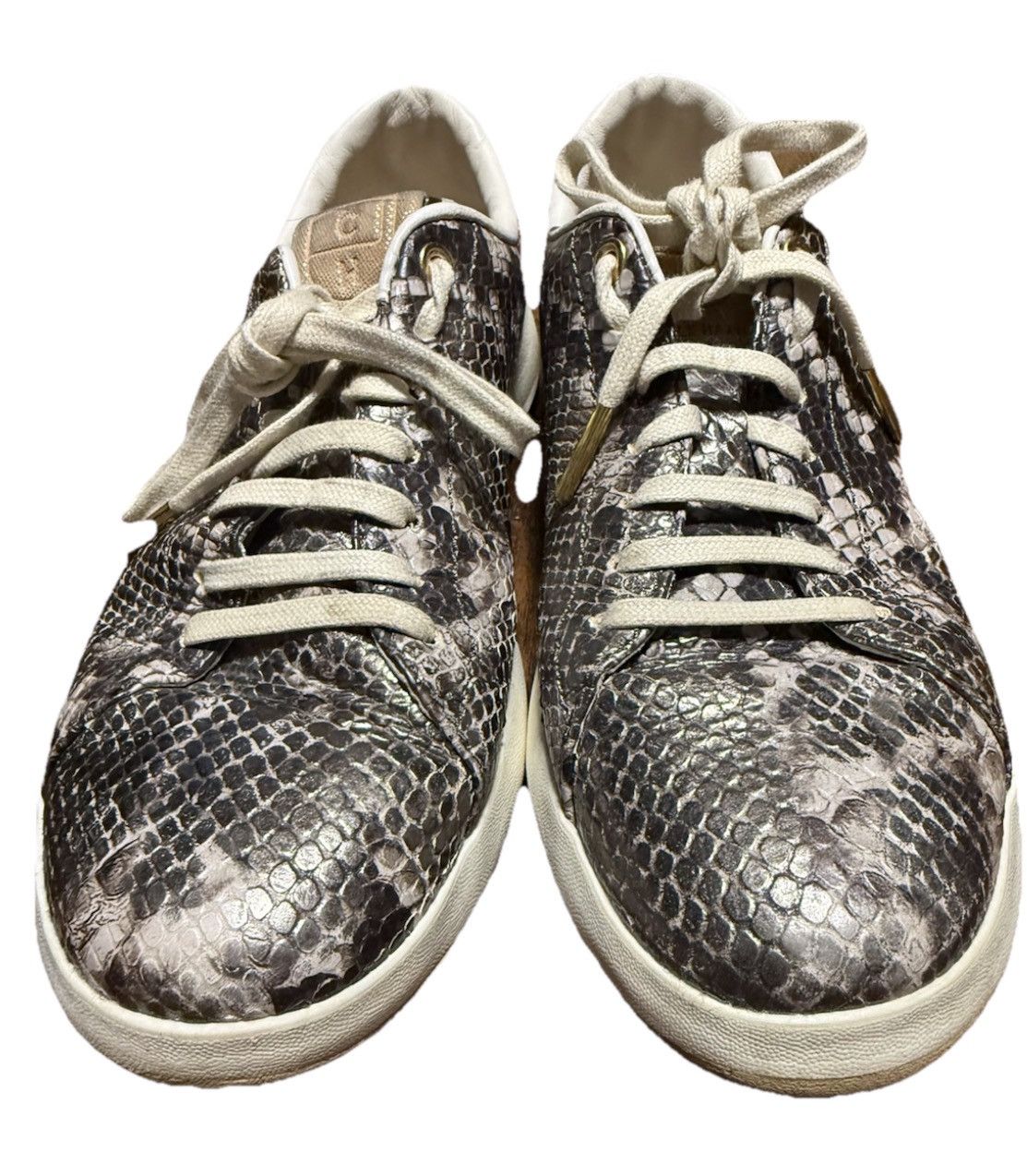 Cole Haan Women’s Cole Haan Embossed Snake-Print Leather Shoes 7.5 Size US 7.5 / IT 37.5 - 3 Thumbnail