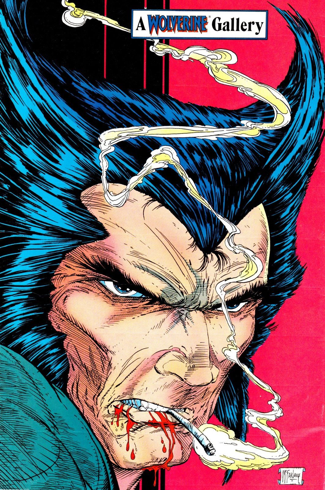 Marvel Comics Vintage 1989 Comic Images Wolverine Size US L / EU 52-54 / 3 - 3 Thumbnail