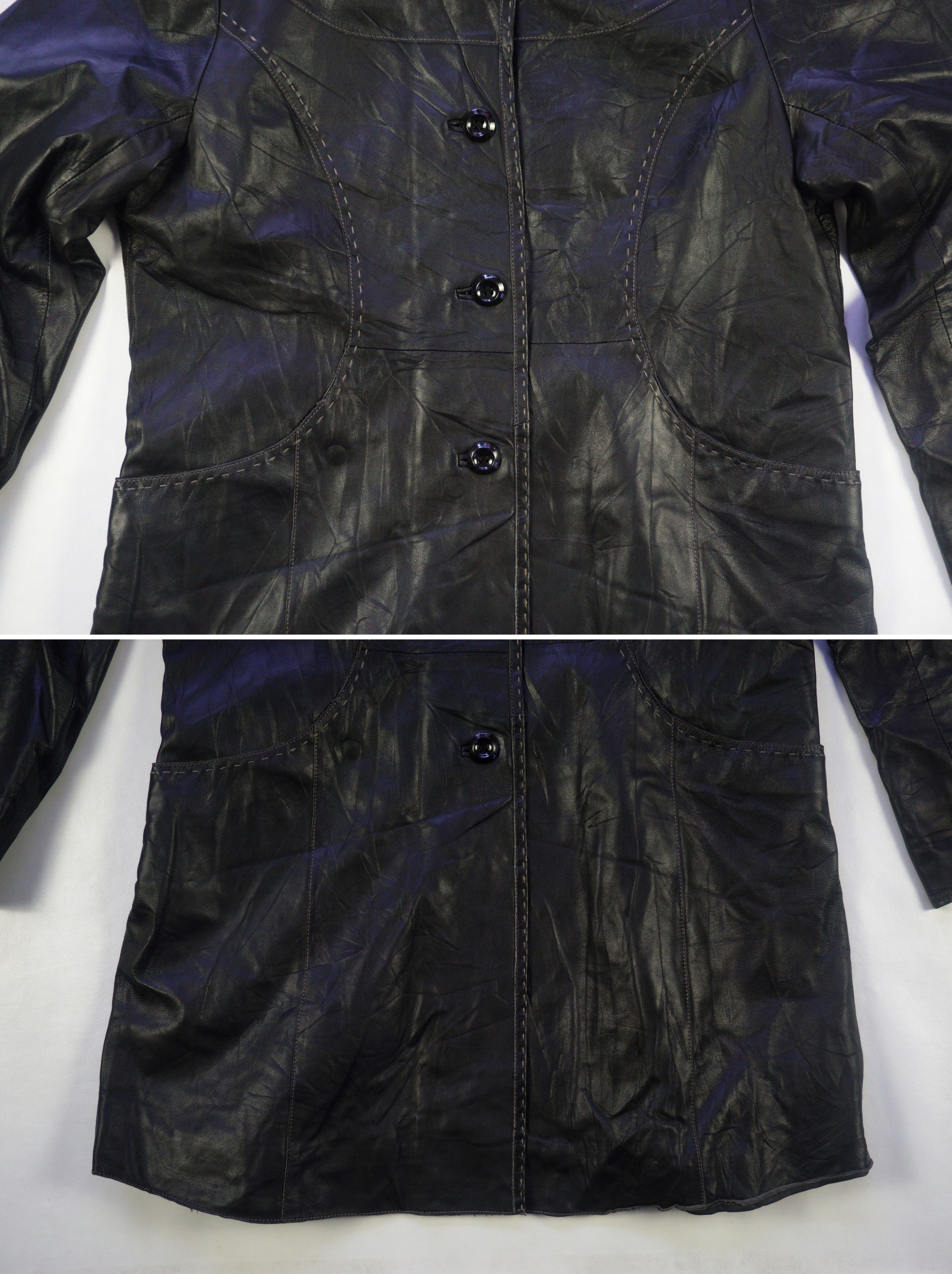 Balmain Balmain Paris Leather Women Size 11 Buttons Black Jacket Size XL / US 12-14 / IT 48-50 - 5 Thumbnail