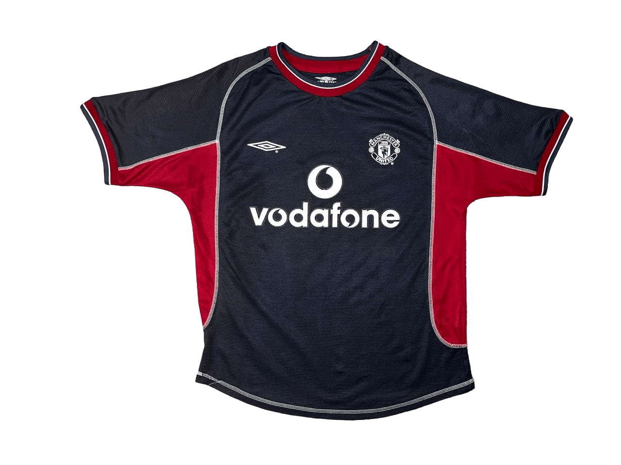 Umbro VINTAGE MANCHESTER UNITED 2000-2001 FOOTBALL SHIRT UMBRO Size US S / EU 44-46 / 1 - 1 Thumbnail