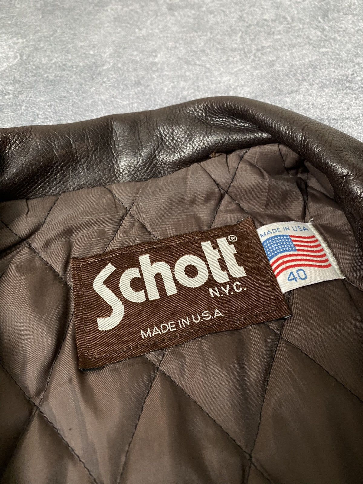 Avirex × Schott Vintage Schott Leather Motorcycle Jacket Size US L / EU 52-54 / 3 - 6 Thumbnail