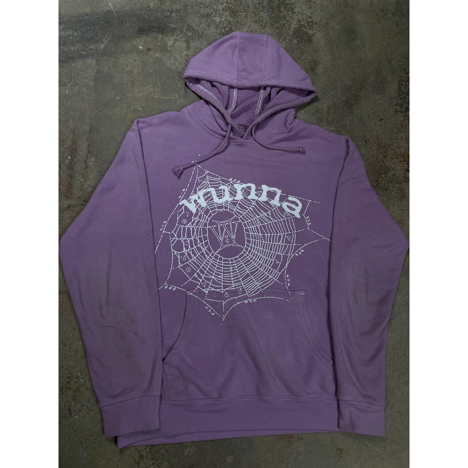 Spyder Sp5der Wunna Hoodie Purple Used Large Size US L / EU 52-54 / 3 - 1 Thumbnail