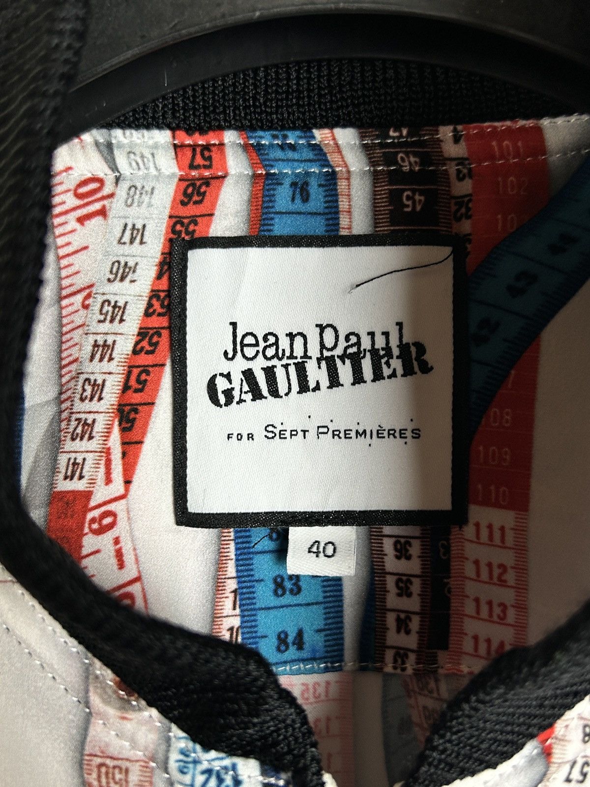 Jean Paul Gaultier Jean Paul Gaultier Sept Premieres Measuring Tape Bomber 40 Size S / US 4 / IT 40 - 7 Thumbnail
