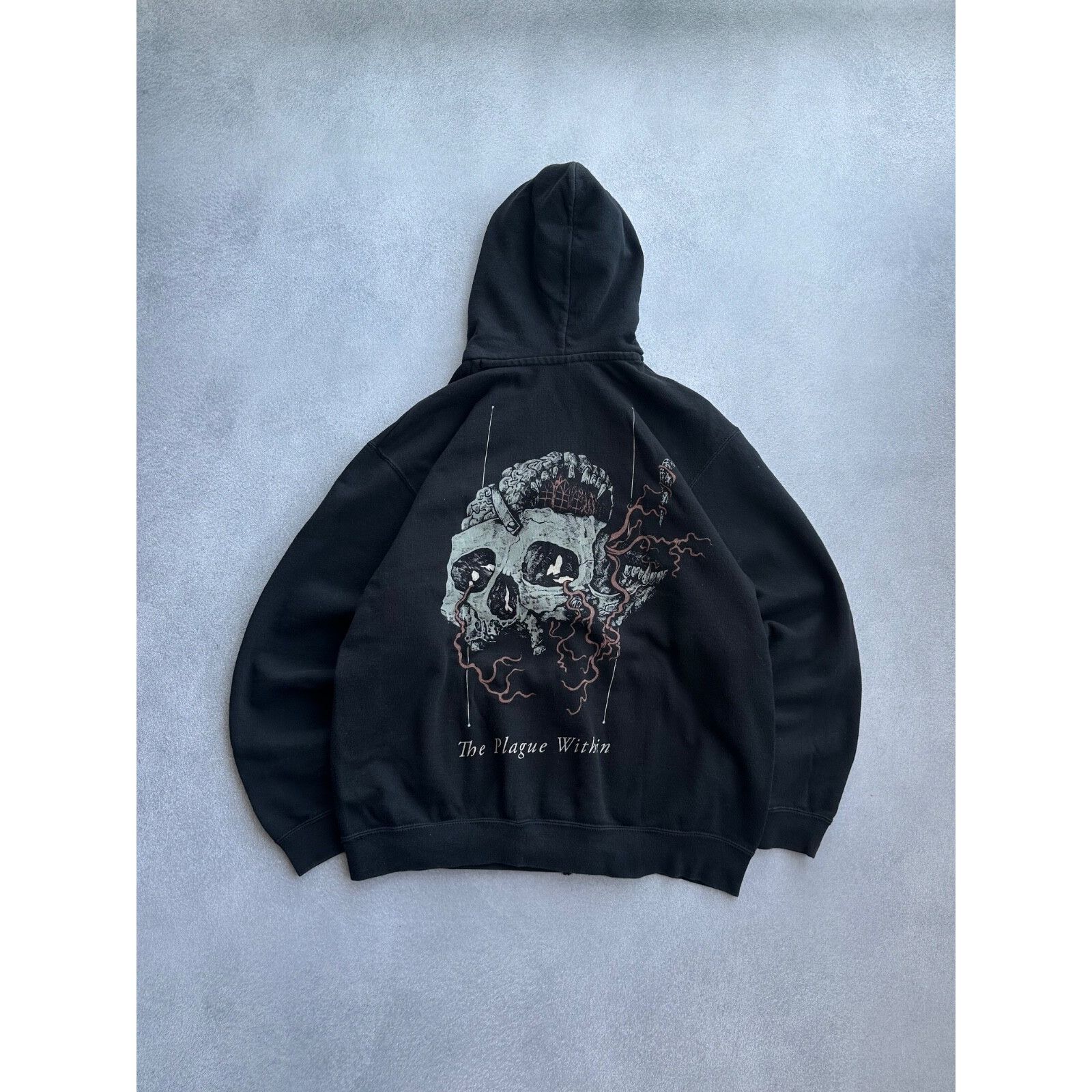 Ed Hardy VTG Paradise Lost The Plague Within Metal Rock Band Hoodie Size US L / EU 52-54 / 3 - 1 Thumbnail
