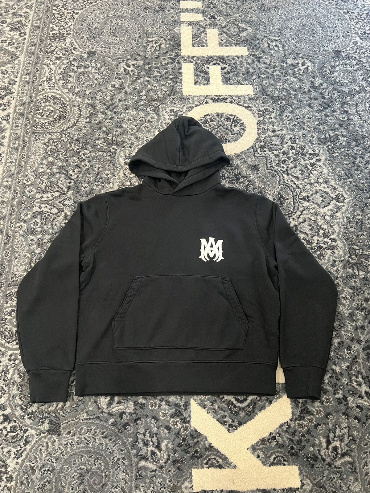 image of Amiri “M A Logo” Hoodie - Size Small - (Black), Men's