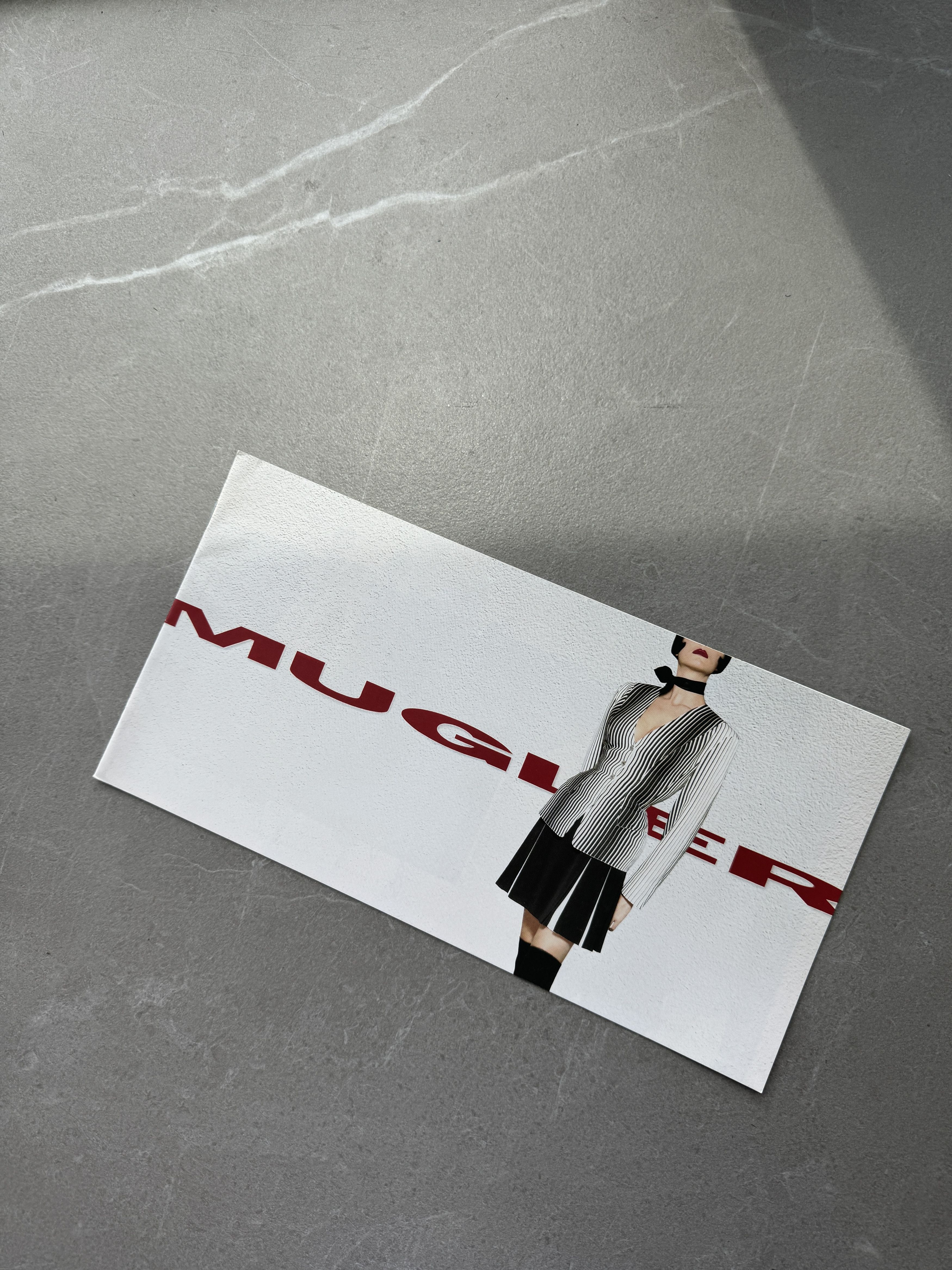 Thierry Mugler Thierry Mugler 1995 Spring Summer Fashion Sketch Catalogue Size ONE SIZE - 1 Thumbnail