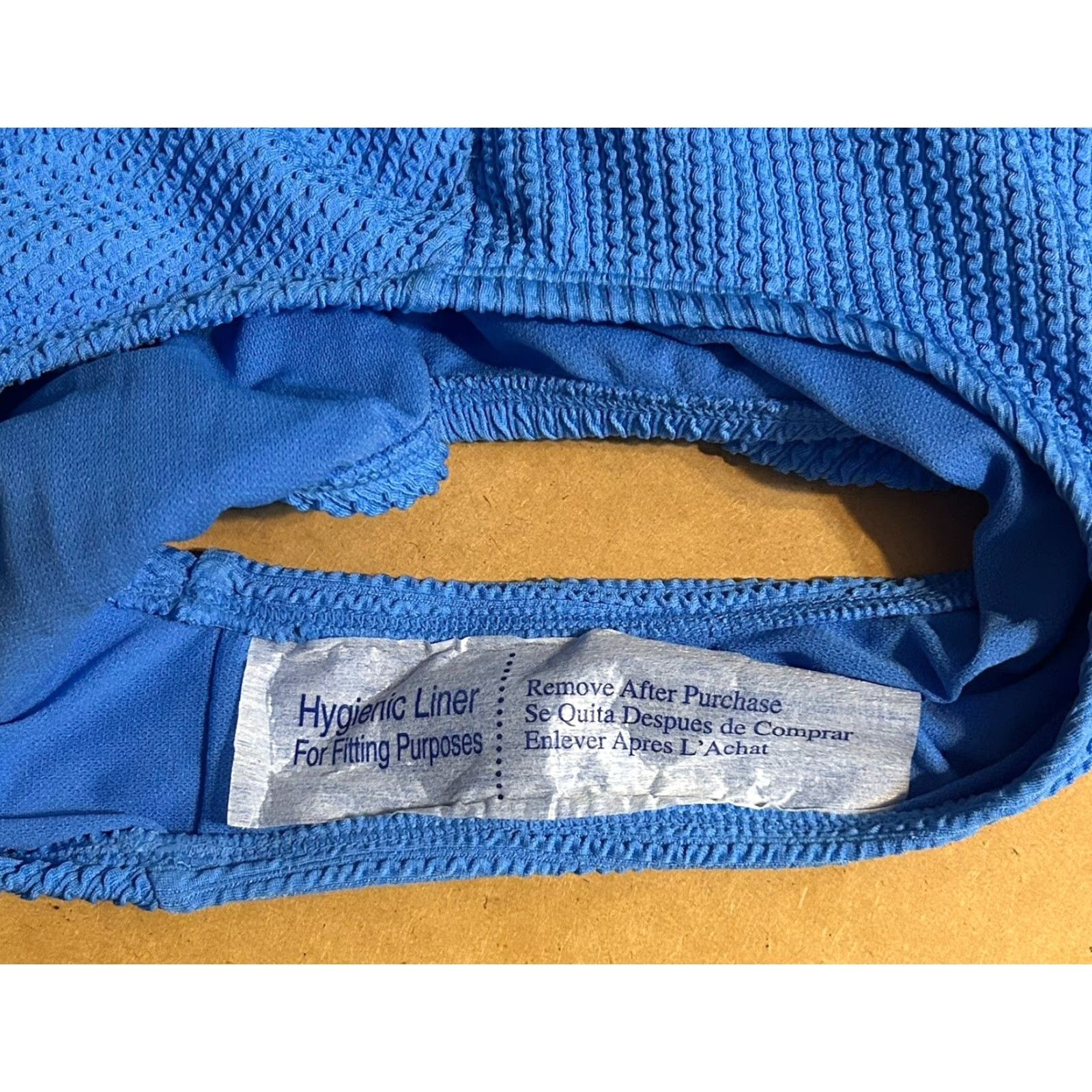 Vintage Time and Tru One Piece SwimSuit Blue Large 12-14 NWT 1 PC Missy Full Cover Size ONE SIZE - 5 Thumbnail