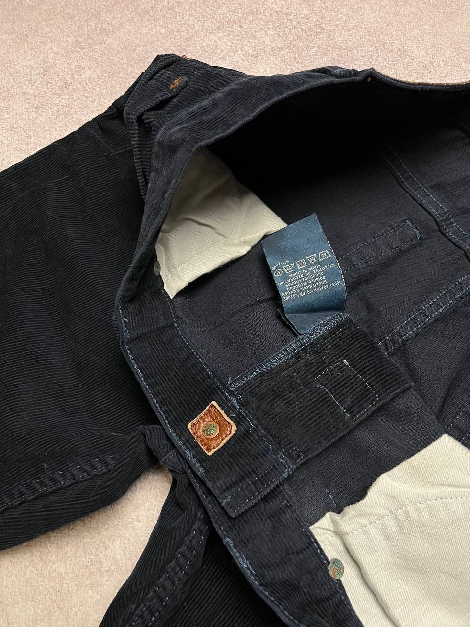Polo Ralph Lauren Vintage Polo Ralph Lauren Velvet Baggy Pants Y2K 36x34 Size US 36 / EU 52 - 7 Thumbnail