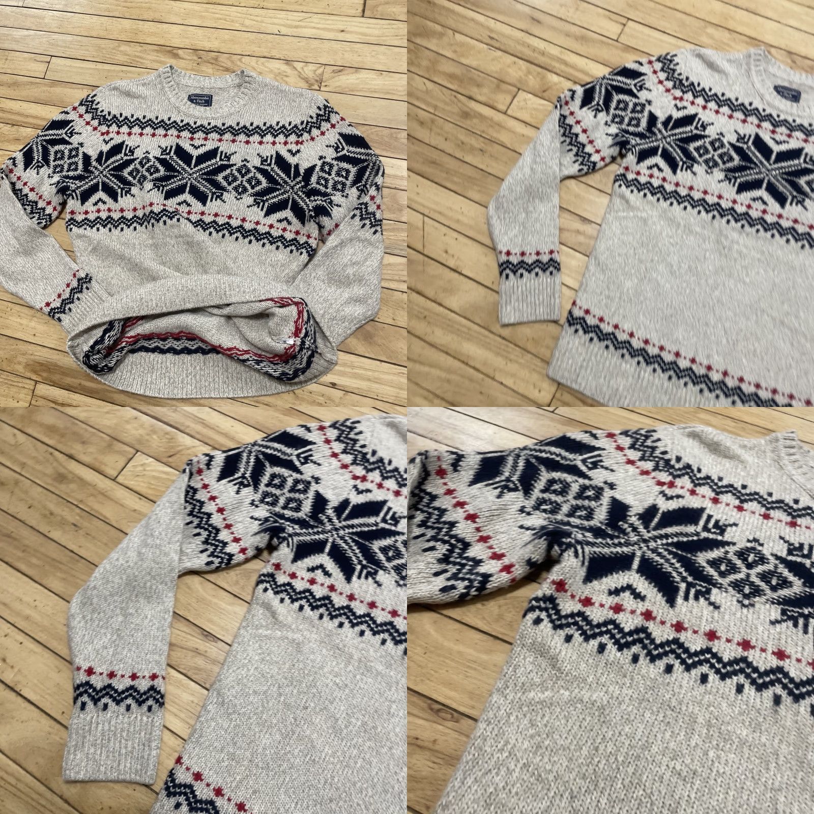 Abercrombie & Fitch VINTAGE Abercrombie & Fitch Fisherman Core Nordic Fair Isle Knit Sweater Mens M Size US M / EU 48-50 / 2 - 9 Thumbnail
