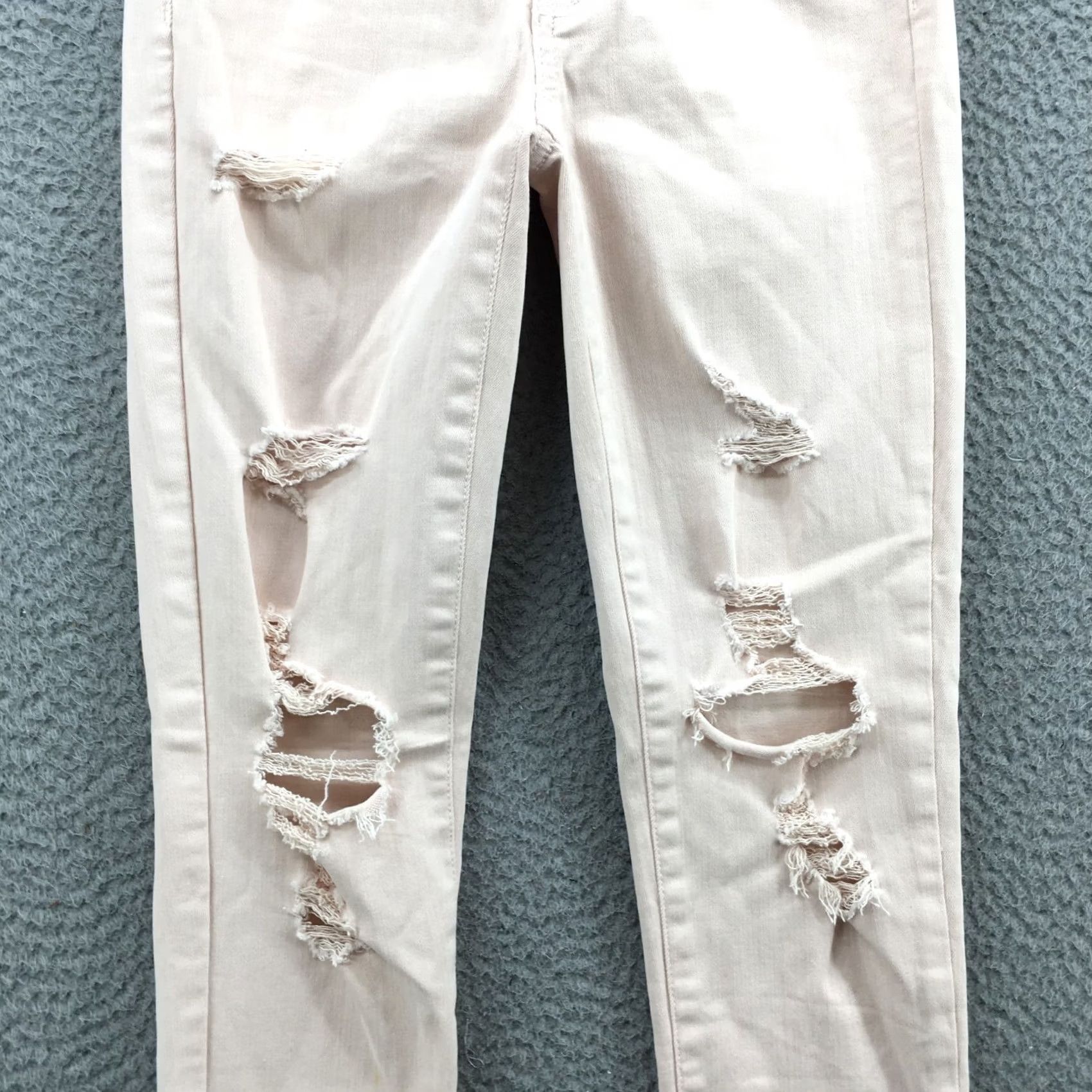American Eagle Outfitters American Eagle Outfitters Jegging Jeans Womens 2S Pink Distressed Regular Inseam 27 Size 26" / US 2 / IT 38 - 6 Thumbnail