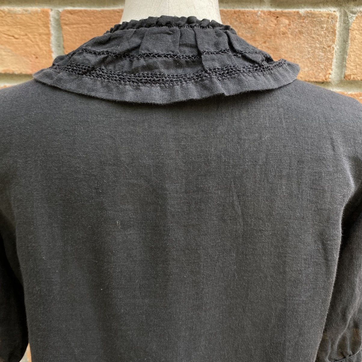 Lanvin LANVIN Black Doll Collar Blouse Size XS / US 0-2 / IT 36-38 - 11 Thumbnail