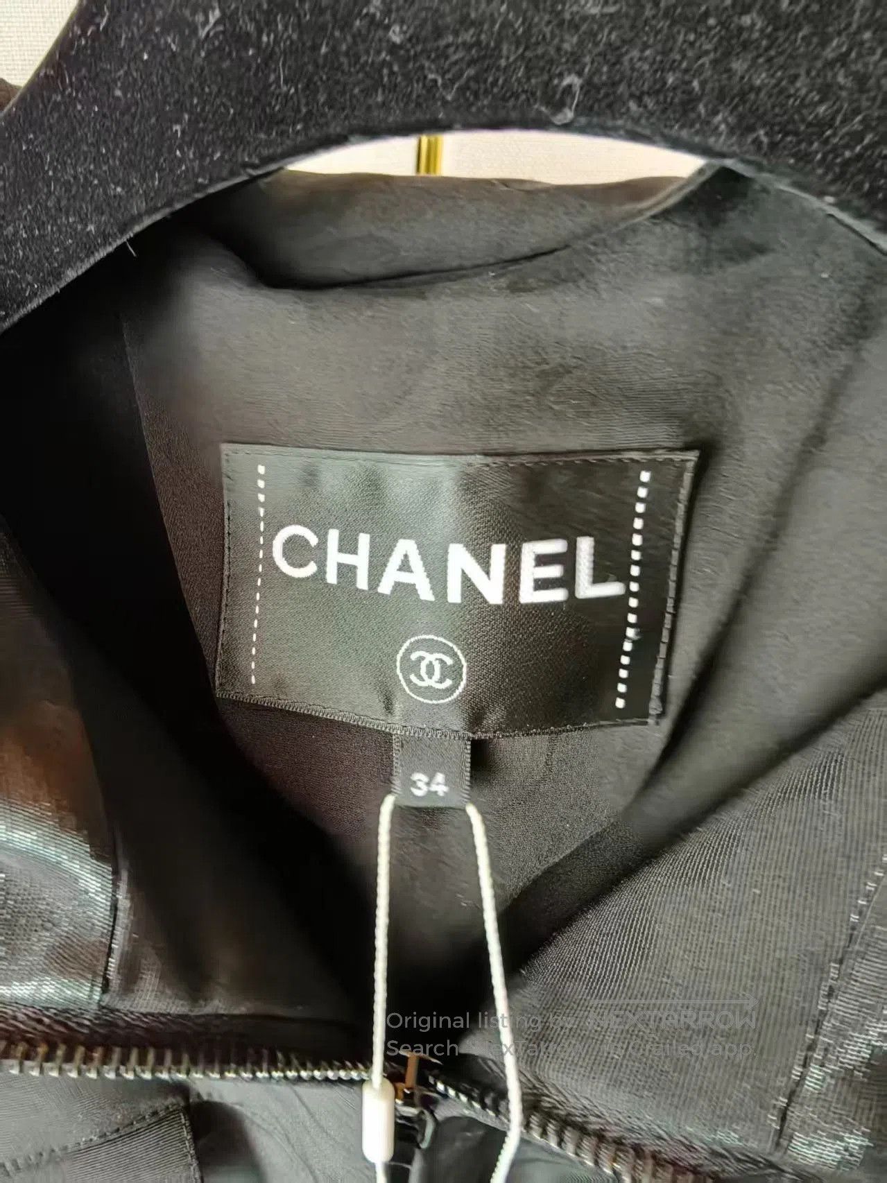 Chanel Chanel Black Jacket. Size M / US 6-8 / IT 42-44 - 6 Thumbnail