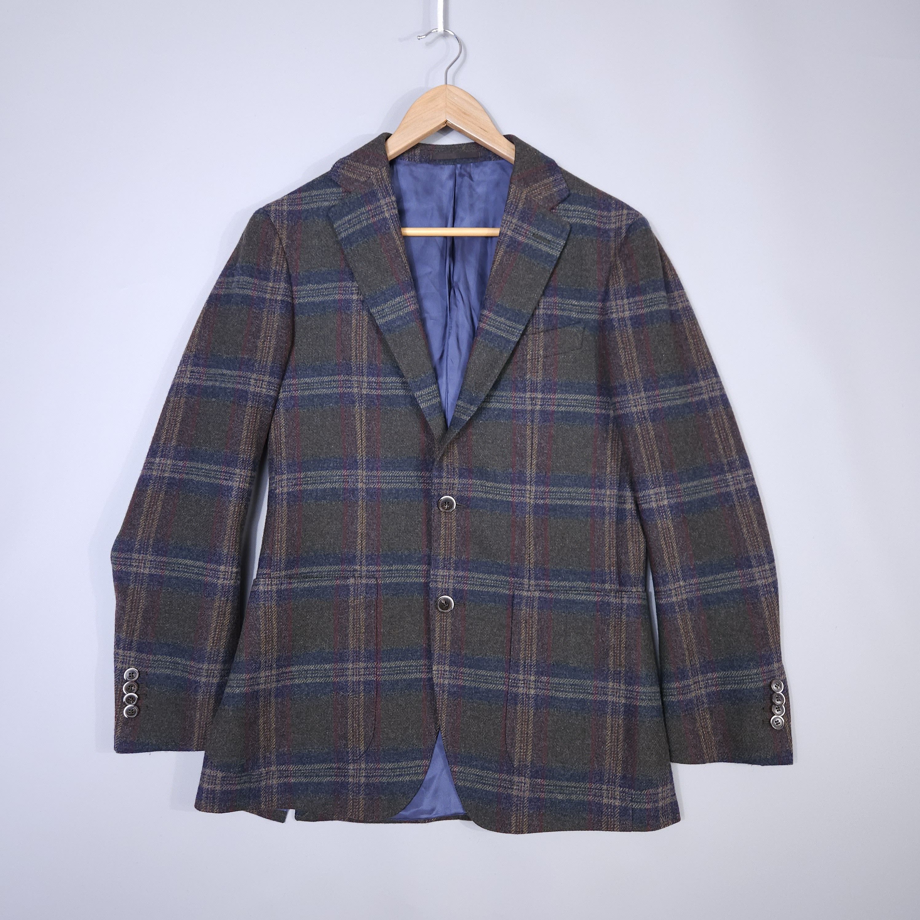 Suitsupply Suitsupply Tweed Blazer Wool Checked Mens size EUR 46 US 36 Size 36R - 1 Thumbnail