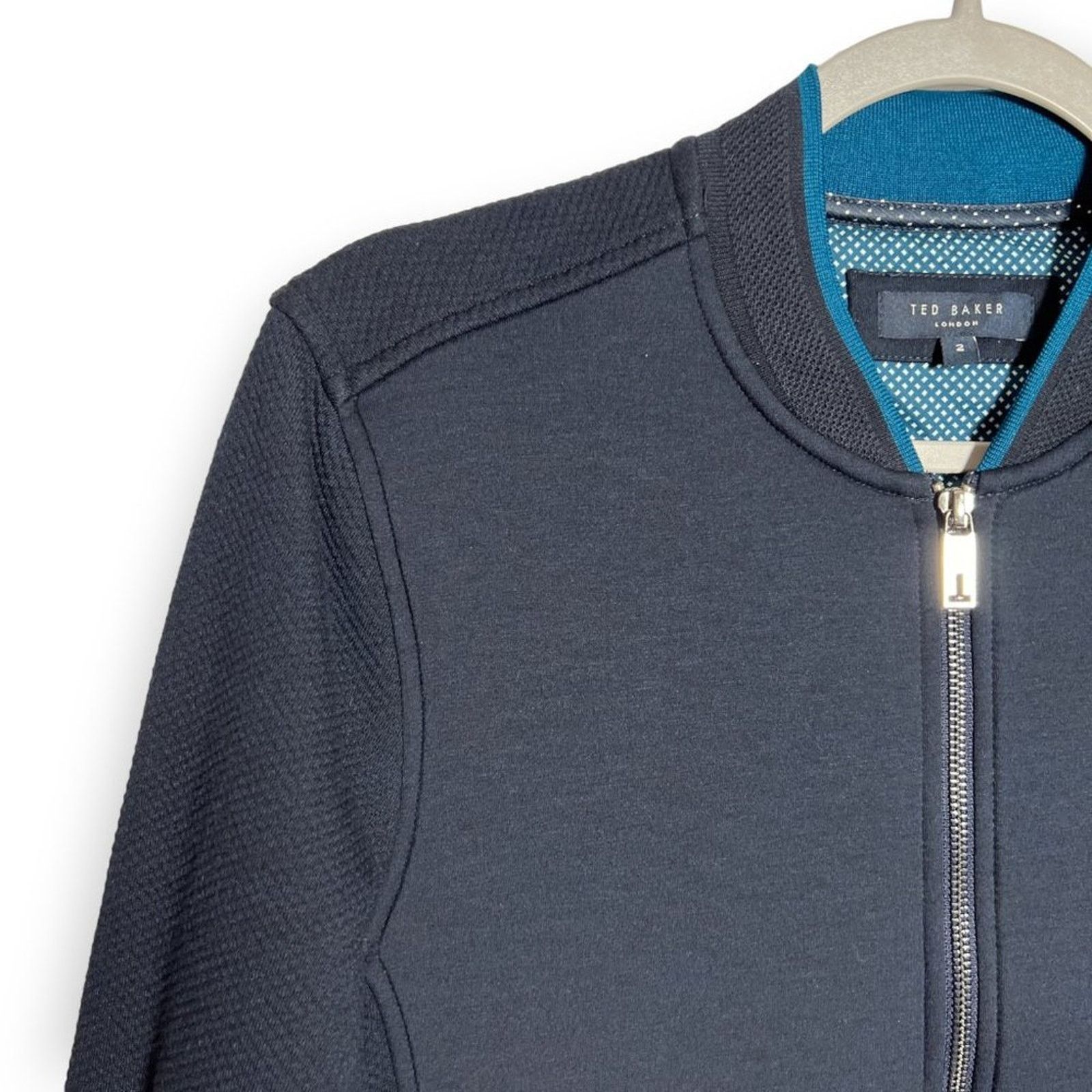 Ted Baker Ted Baker Holla Bomber Jacket Navy Fleece Size S Size US S / EU 44-46 / 1 - 10 Thumbnail