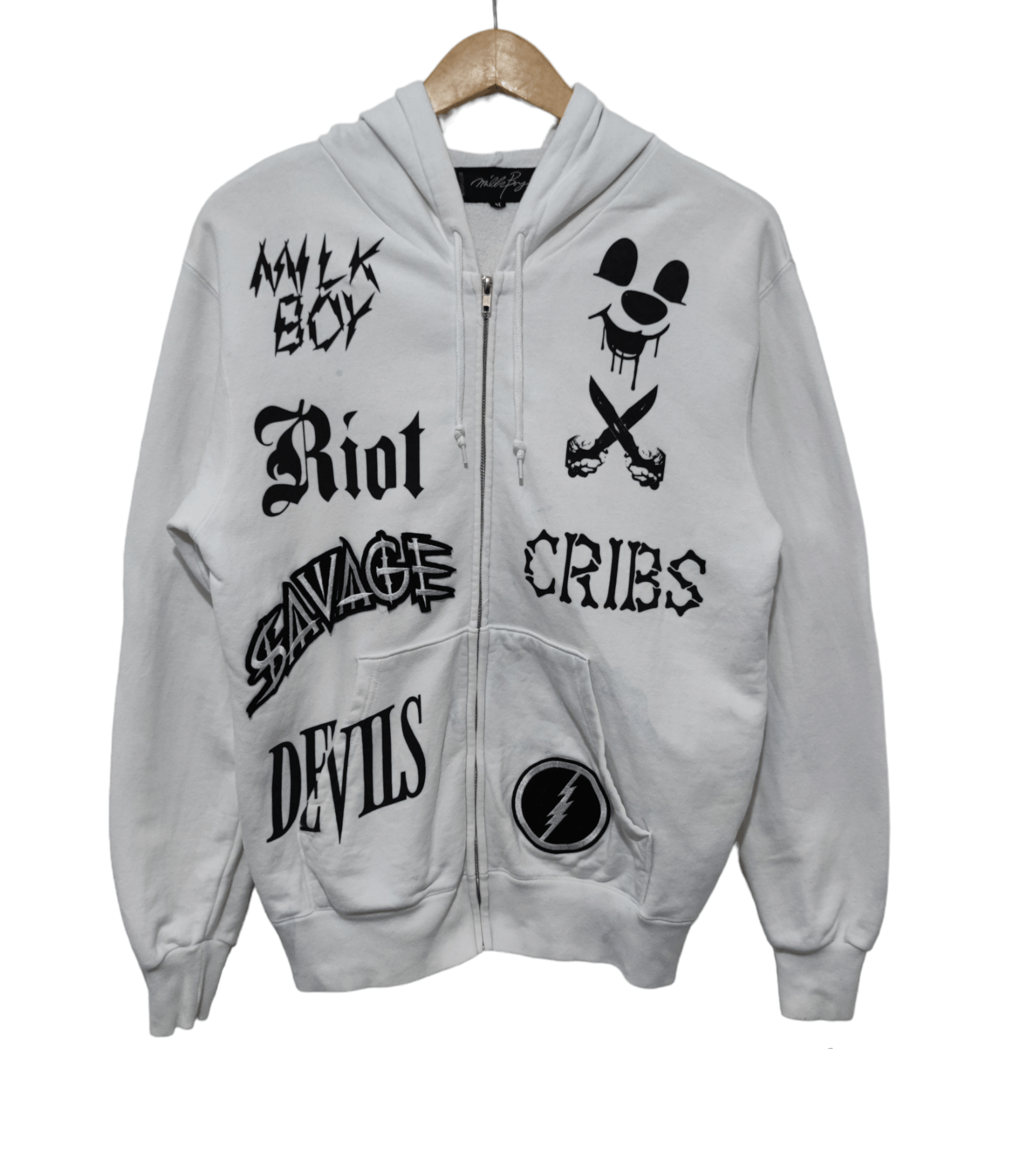 Milkboy Zip Up Hoodie