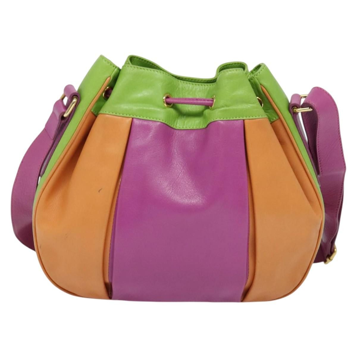 Celine CELINE Shoulder Bag Leather Pink Gold Size ONE SIZE - 3 Thumbnail
