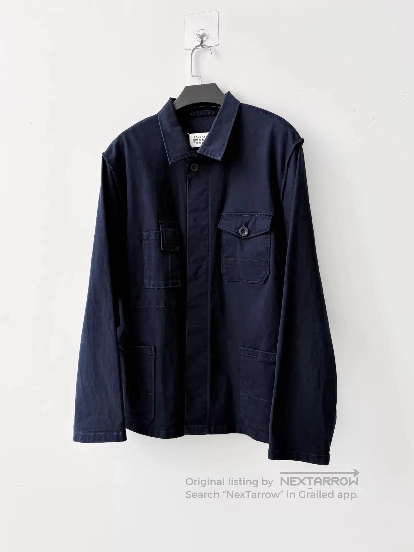 Maison Margiela Blue Long. Size US M / EU 48-50 / 2 - 2 Thumbnail