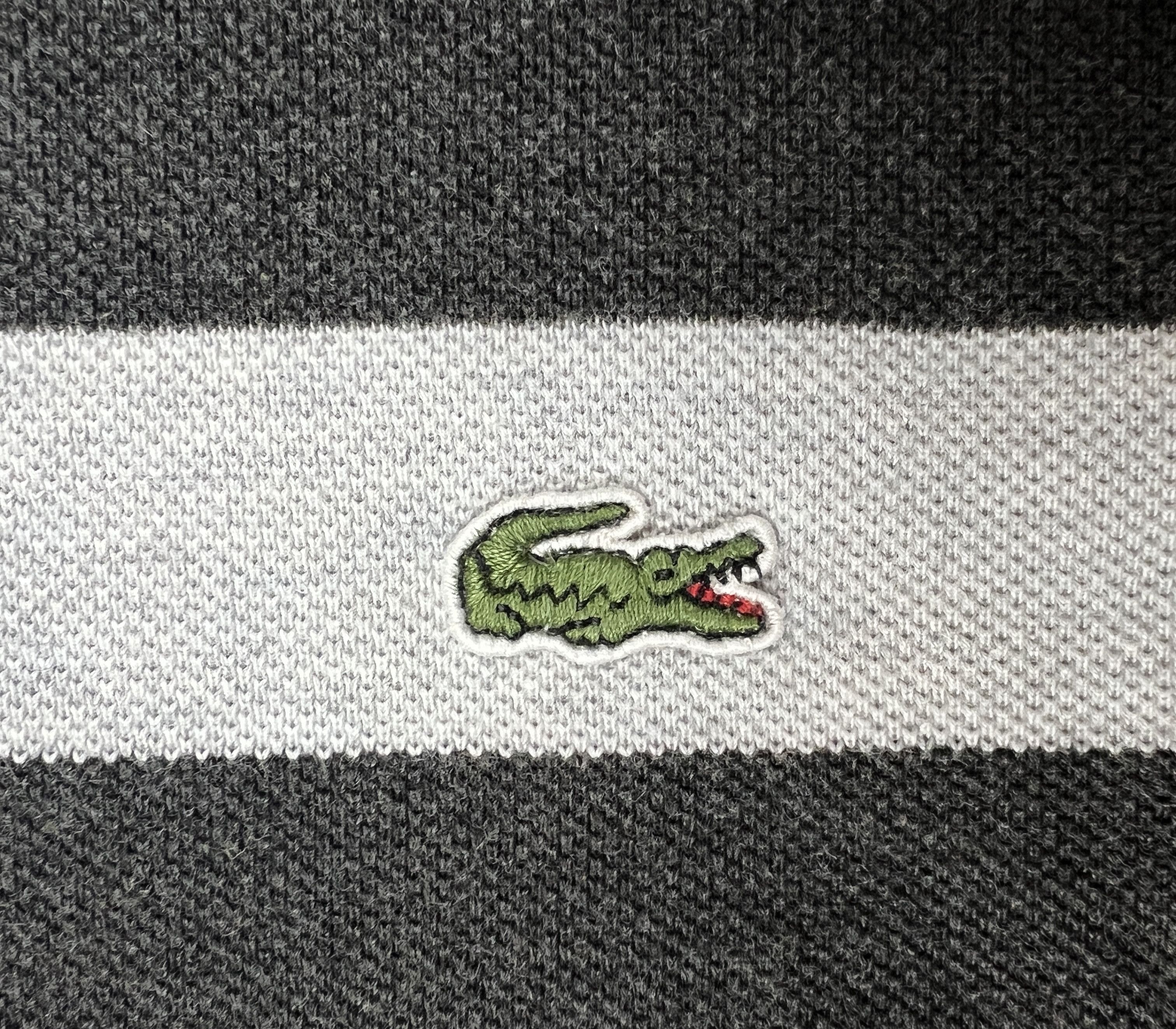 Lacoste Lacoste Striped Long Sleeve Polo Shirt Devanlay Era S Size US S / EU 44-46 / 1 - 3 Thumbnail