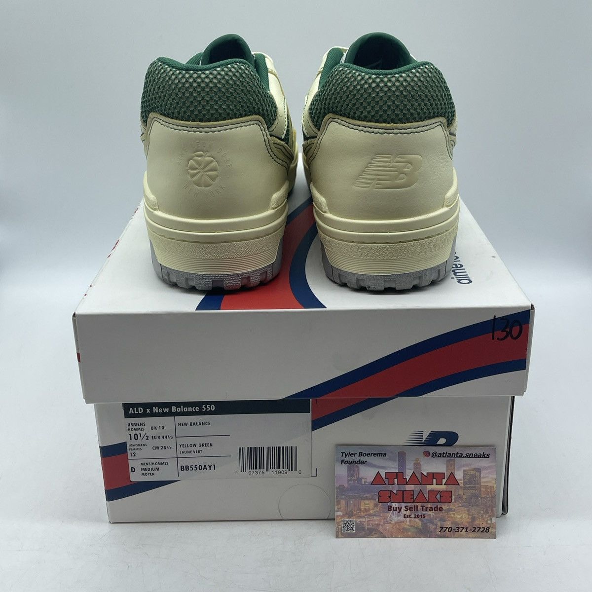 New Balance Aime Leon dore x 550 Masaryk classic pine Size US 10.5 / EU 43-44 - 3 Thumbnail