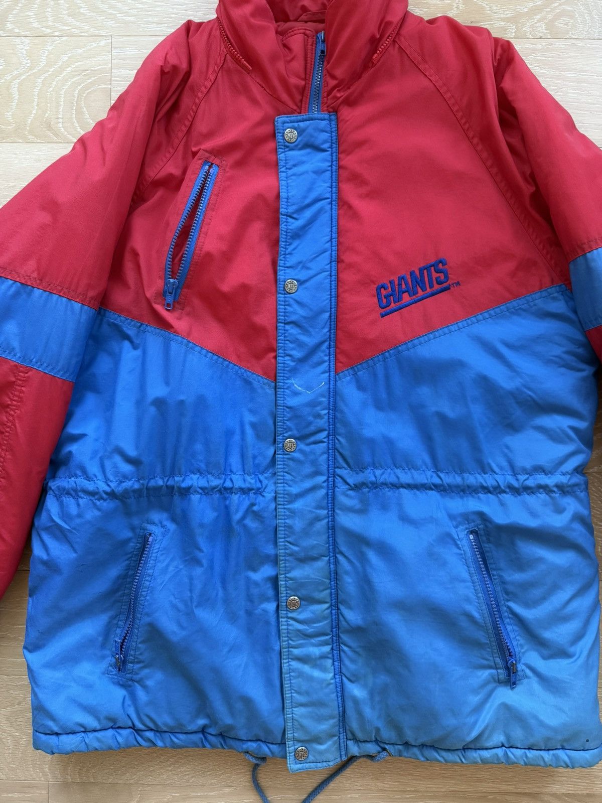 NFL Vintage ‘90s New York Giants NFL Football Parka Size US L / EU 52-54 / 3 - 18 Thumbnail