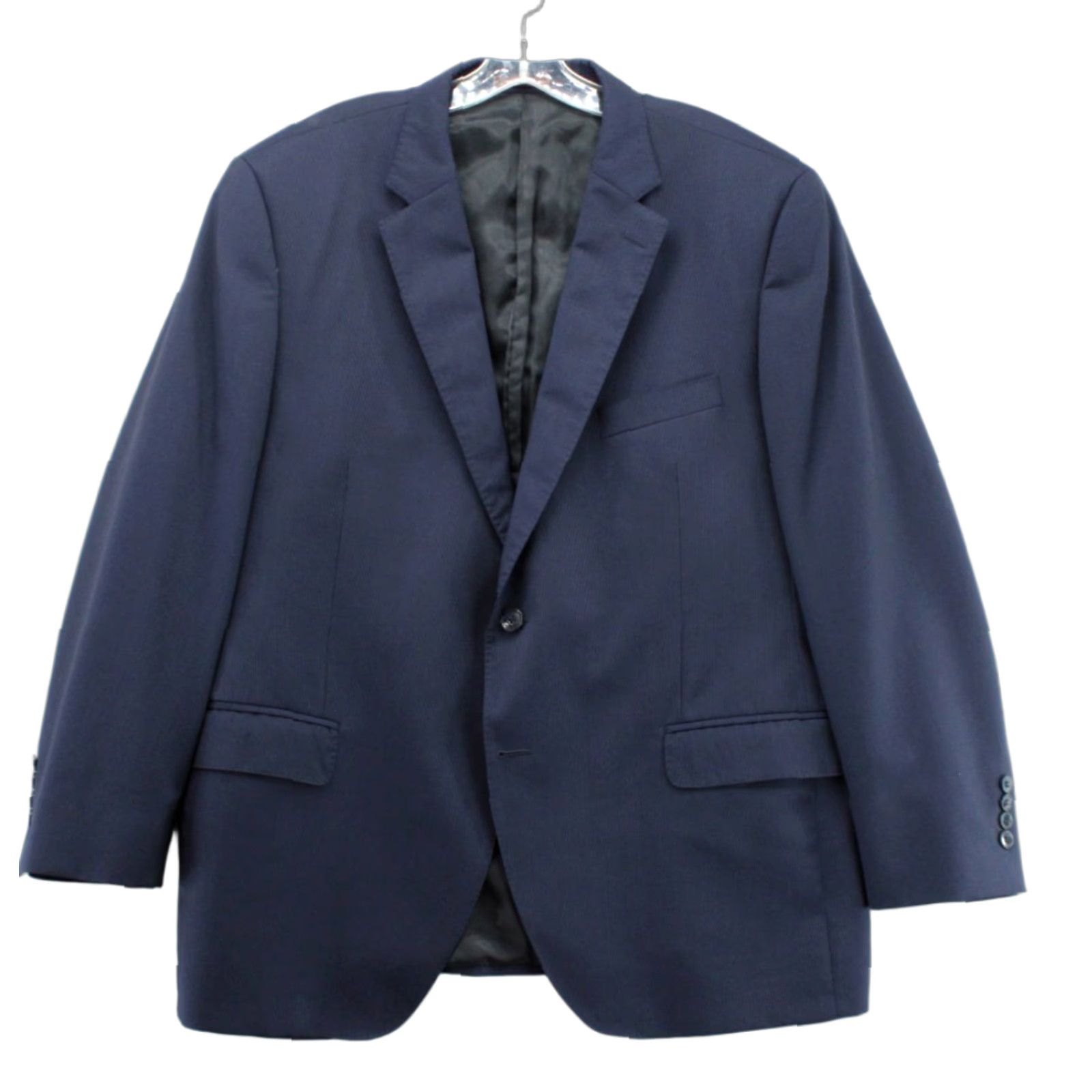 Peter Millar Peter Millar Sport Coat Blazer Men's 46R Blue Wool Notch Lapel Single-Breasted 2-Button Double-Vented Size 46R - 1 Thumbnail