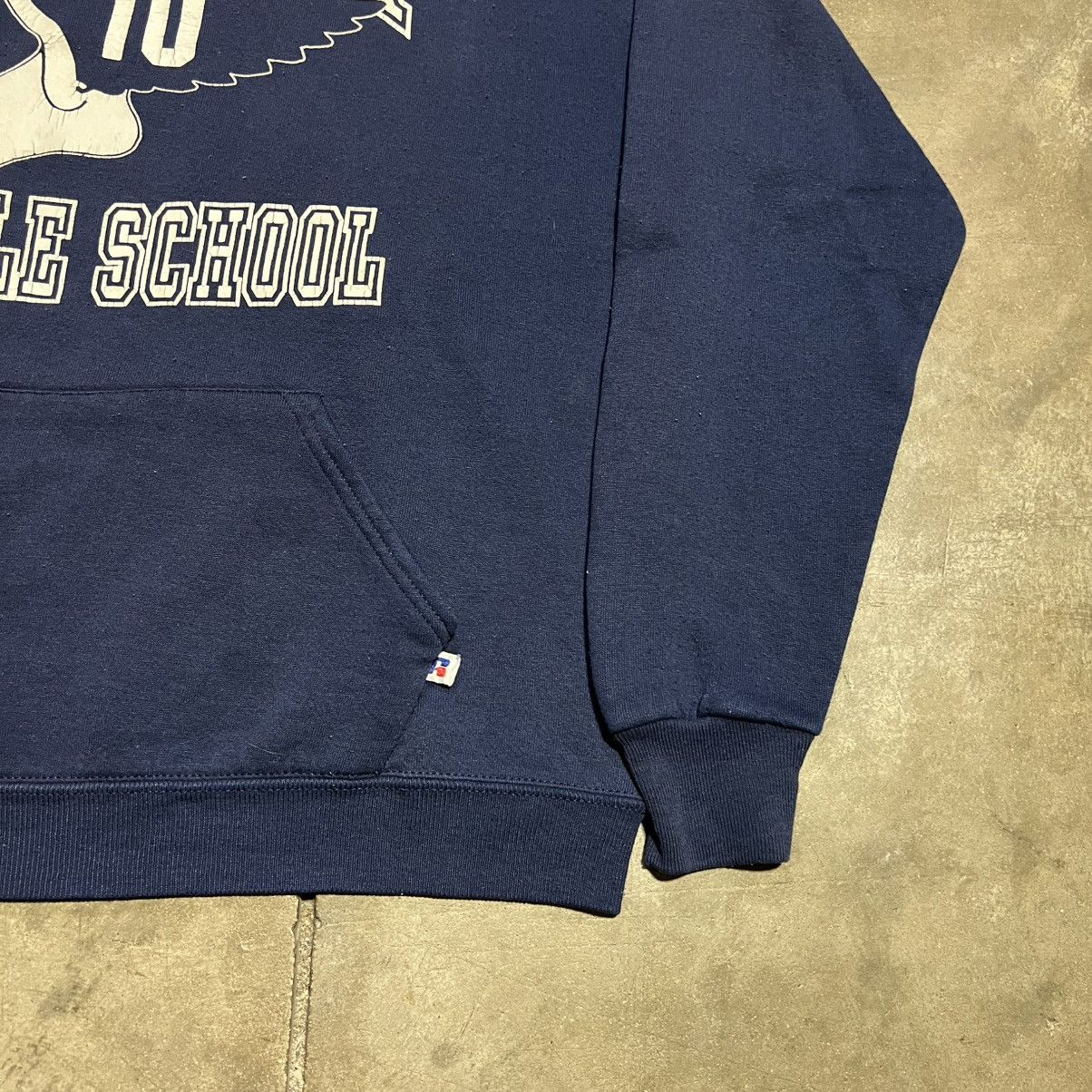 Russell Athletic Vintage 80s Russell Athletic Hoodie Sweatshirt Track USA Size US L / EU 52-54 / 3 - 5 Thumbnail