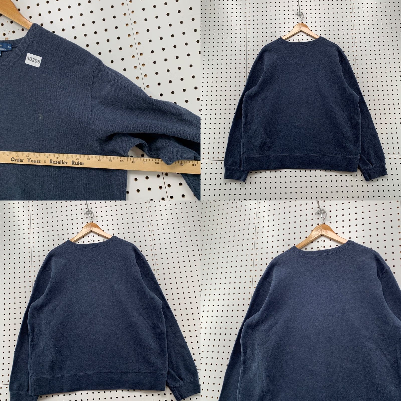 Polo Ralph Lauren VINTAGE Polo Ralph Lauren Sweater Mens XL Blue V-Neck Casual Preppy Size US XL / EU 56 / 4 - 9 Thumbnail