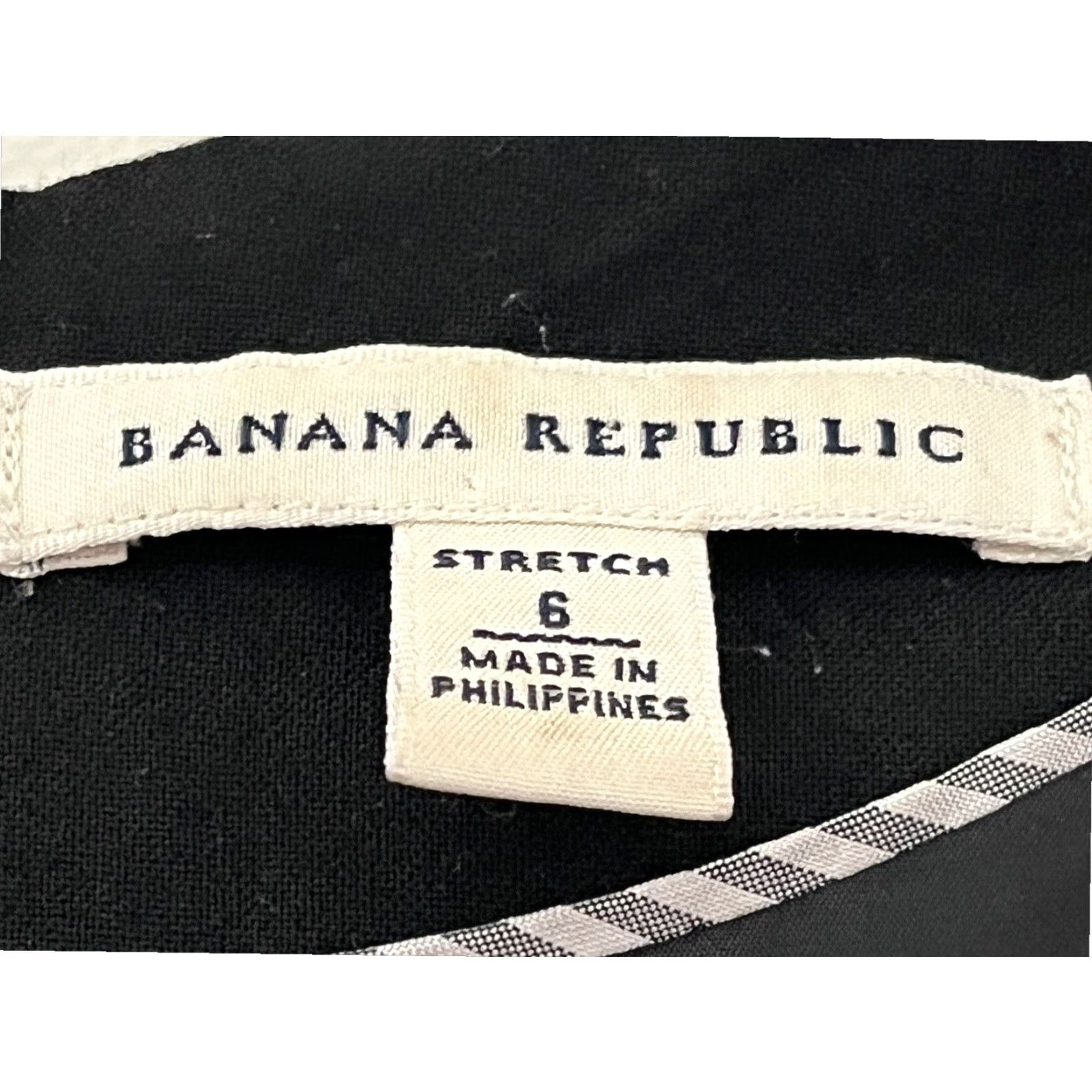 Banana Republic Banana Republic Black Knee Length Pencil Dress Adult 6 Womens Size M / US 6-8 / IT 42-44 - 4 Thumbnail