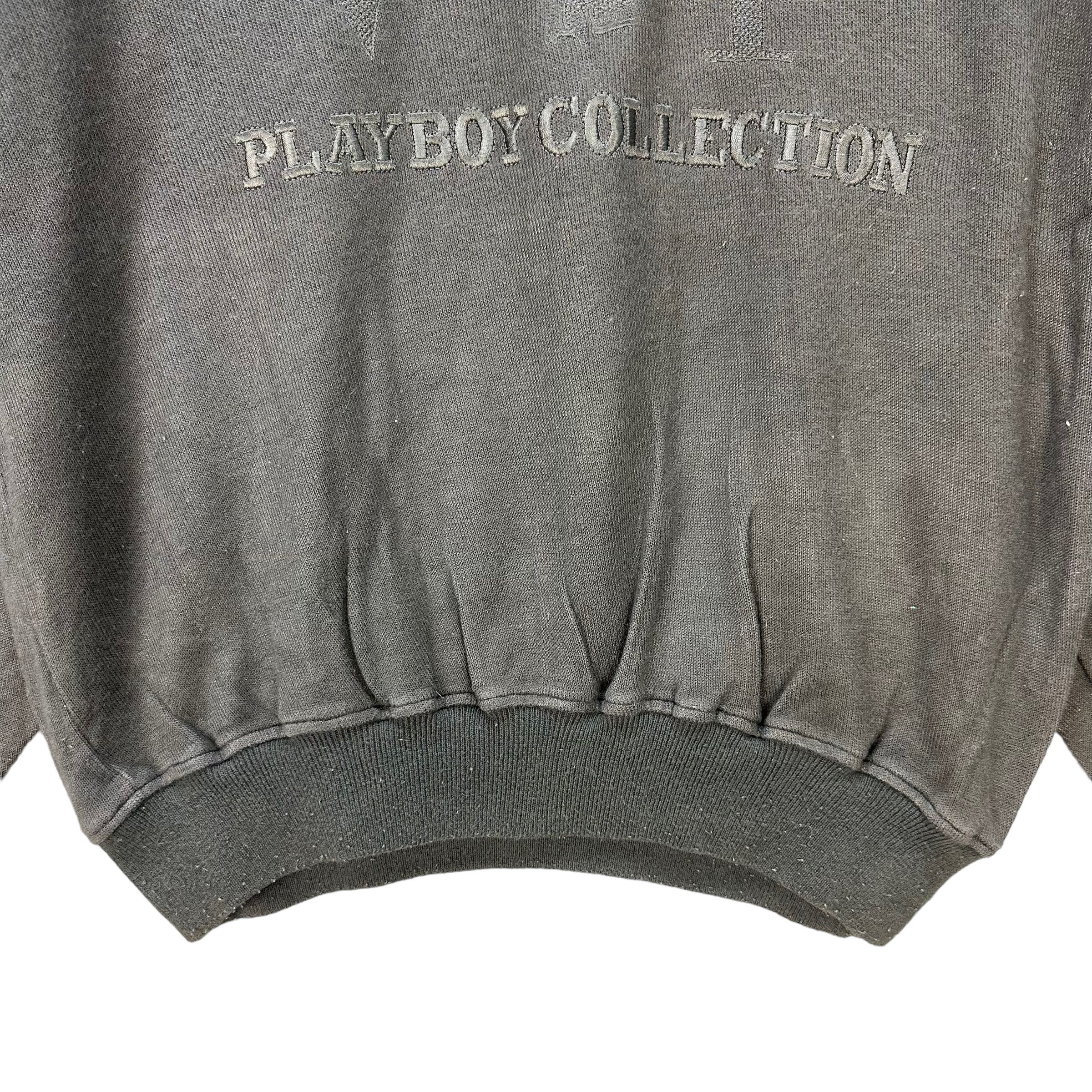 Playboy PLAYBOY EMBROIDERED BIG LOGO CROPPED SWEATSHIRT #7935-191 Size US M / EU 48-50 / 2 - 4 Thumbnail