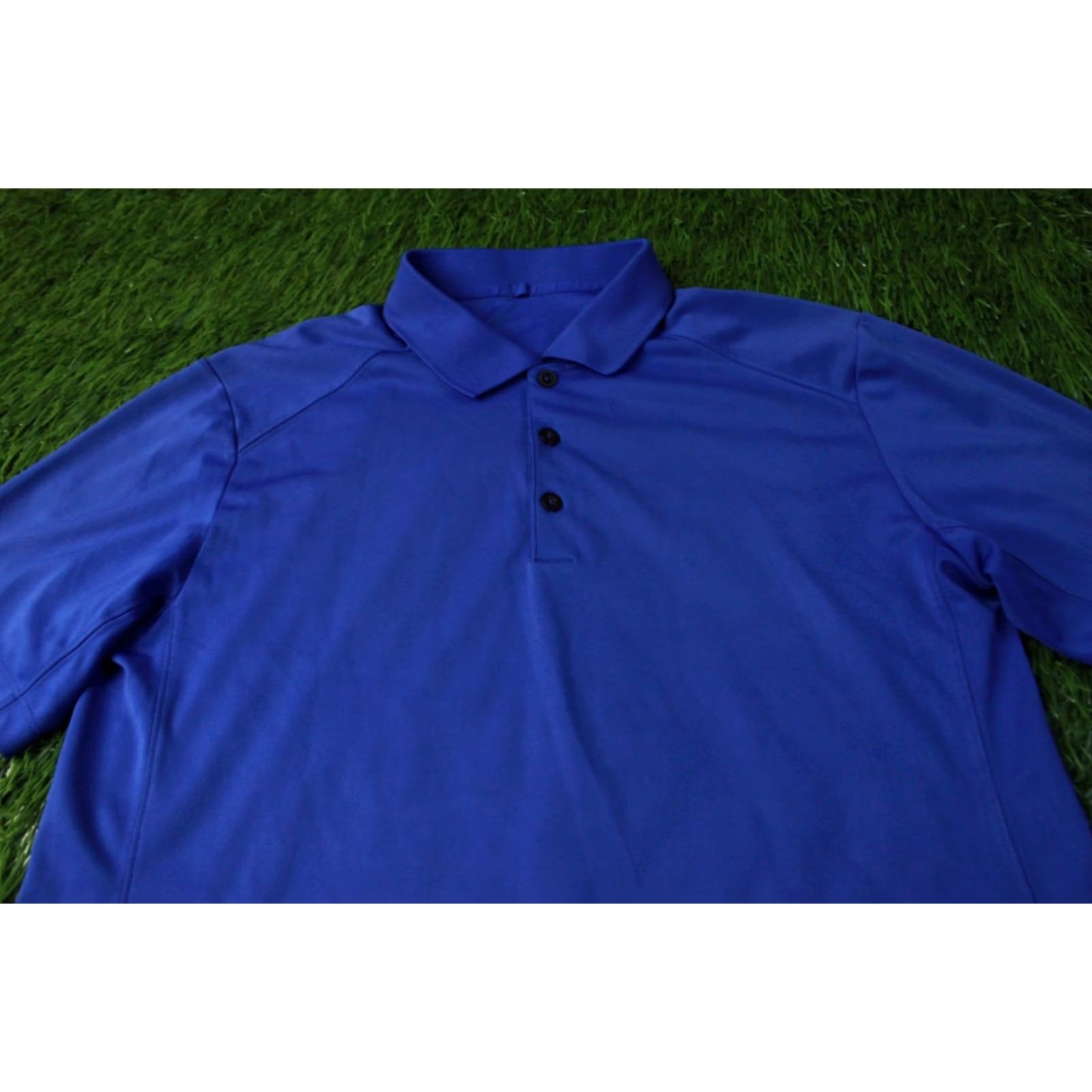 Nike NIKE GOLF DRI-FIT 2015 MEN POLO SHIRT BLUE Polo Shirt M Nike Golf Tout Performance Dri-Fit Mens Slim Short Sleeve Shirt Size US M / EU 48-50 / 2 - 2 Thumbnail