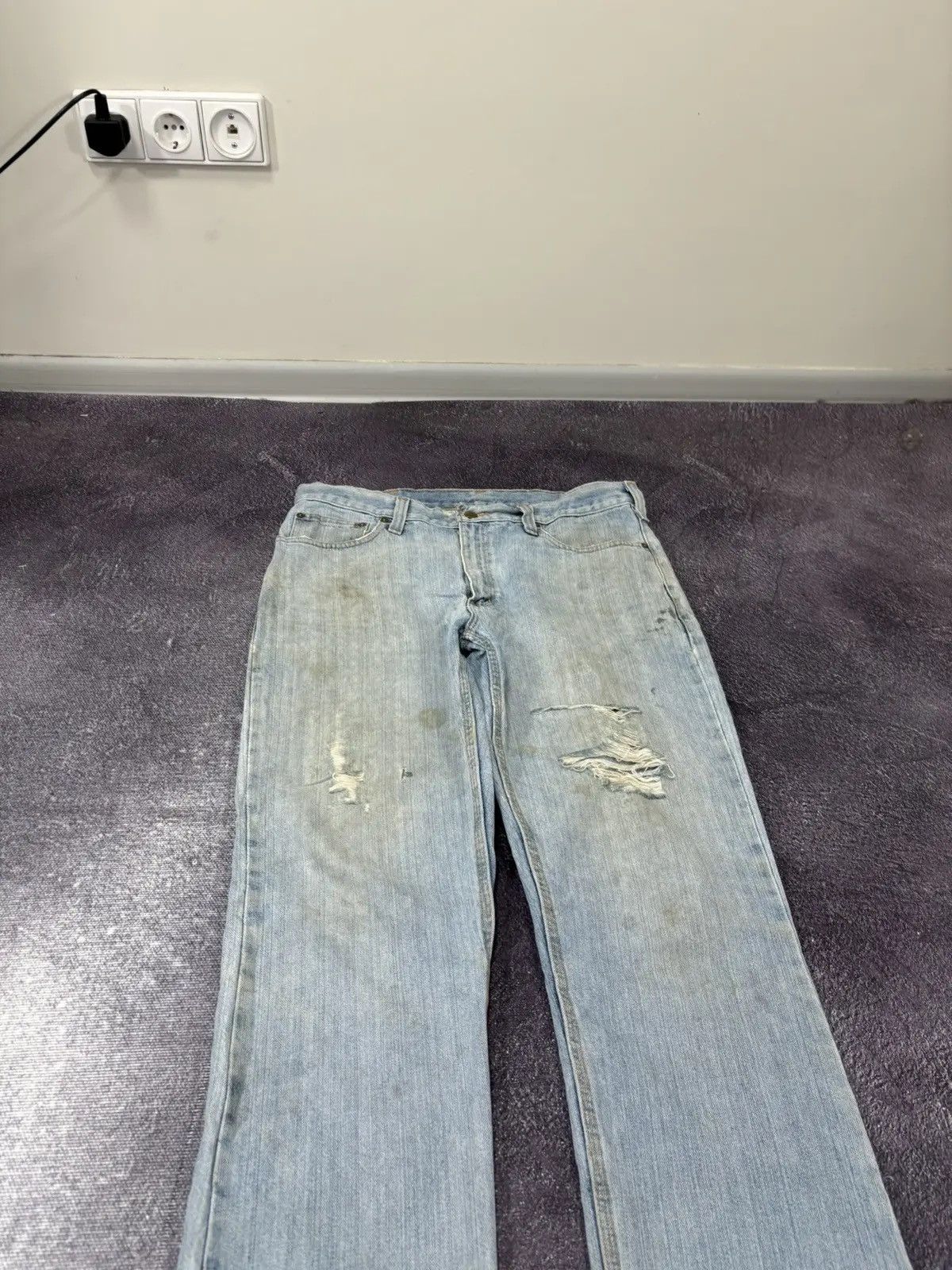 Carhartt × Vintage Vintage Carhartt American Faded Y2K Hype Denim Jeans Size US 34 / EU 50 - 10 Thumbnail