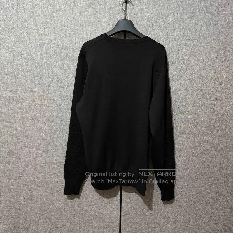 Alexander McQueen Alexander McQueen Black Wool Embroidered Logo Sweater . Size US M / EU 48-50 / 2 - 2 Thumbnail