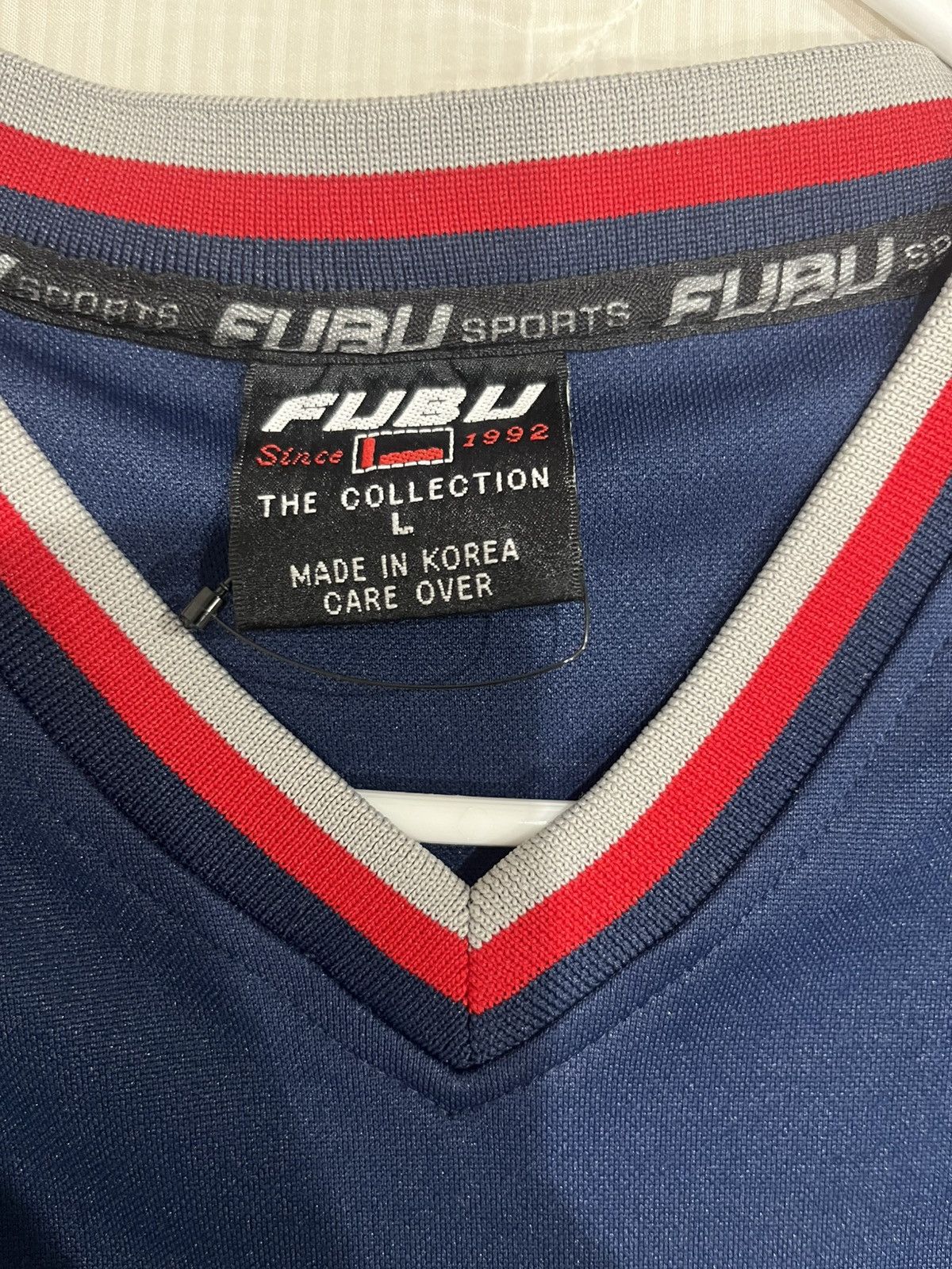 Fubu FUBU Vintage Navy Blue Jersey Size US L / EU 52-54 / 3 - 4 Thumbnail