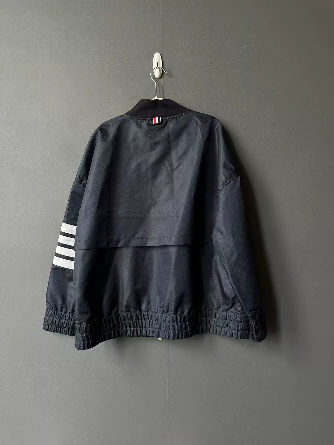 Thom Browne thom browne navy er jacket with stripes Size US M / EU 48-50 / 2 - 1 Thumbnail