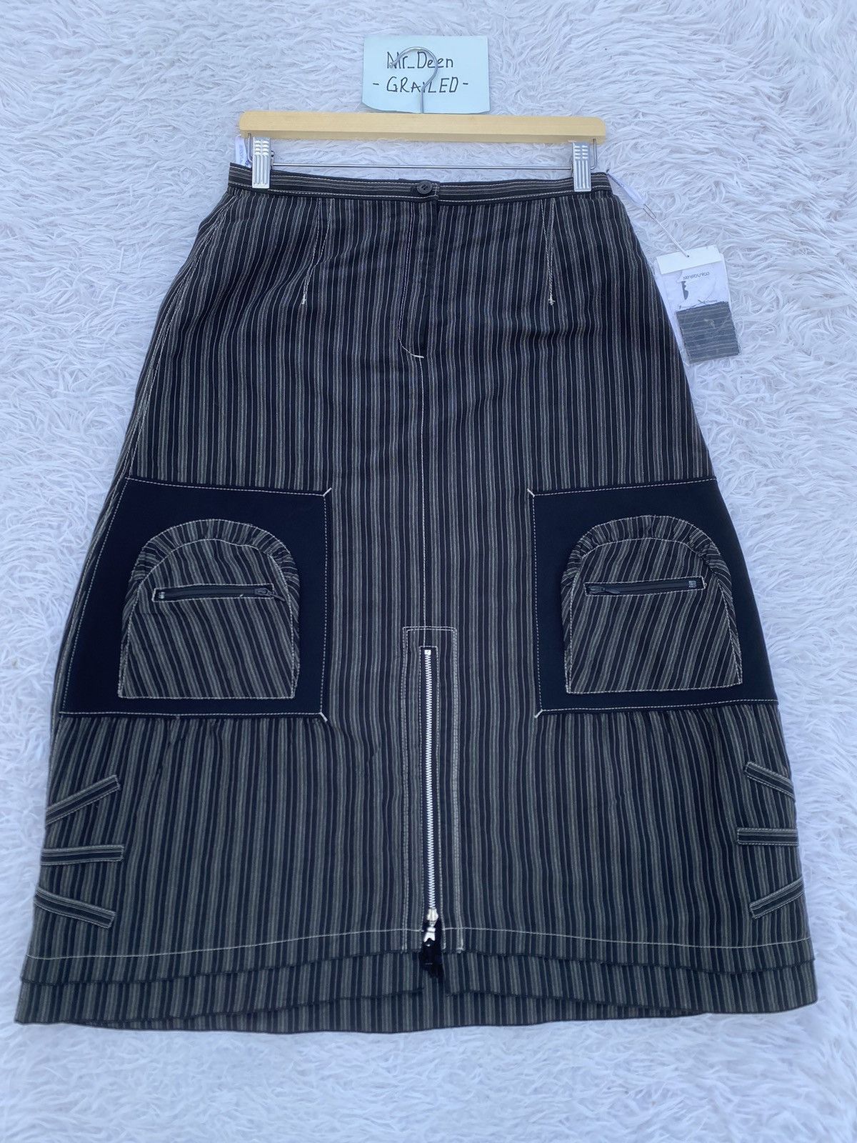 Japanese Brand Rare Japanese Brand Senso Unico Nice Design Midi Skirt Size 29" - 4 Thumbnail