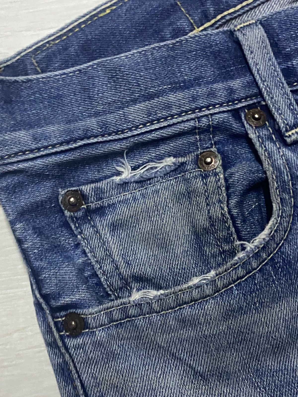 Levi's Crazy Levis 502 Sashiko Bro Patches Custom Jeans Size US 32 / EU 48 - 12 Thumbnail