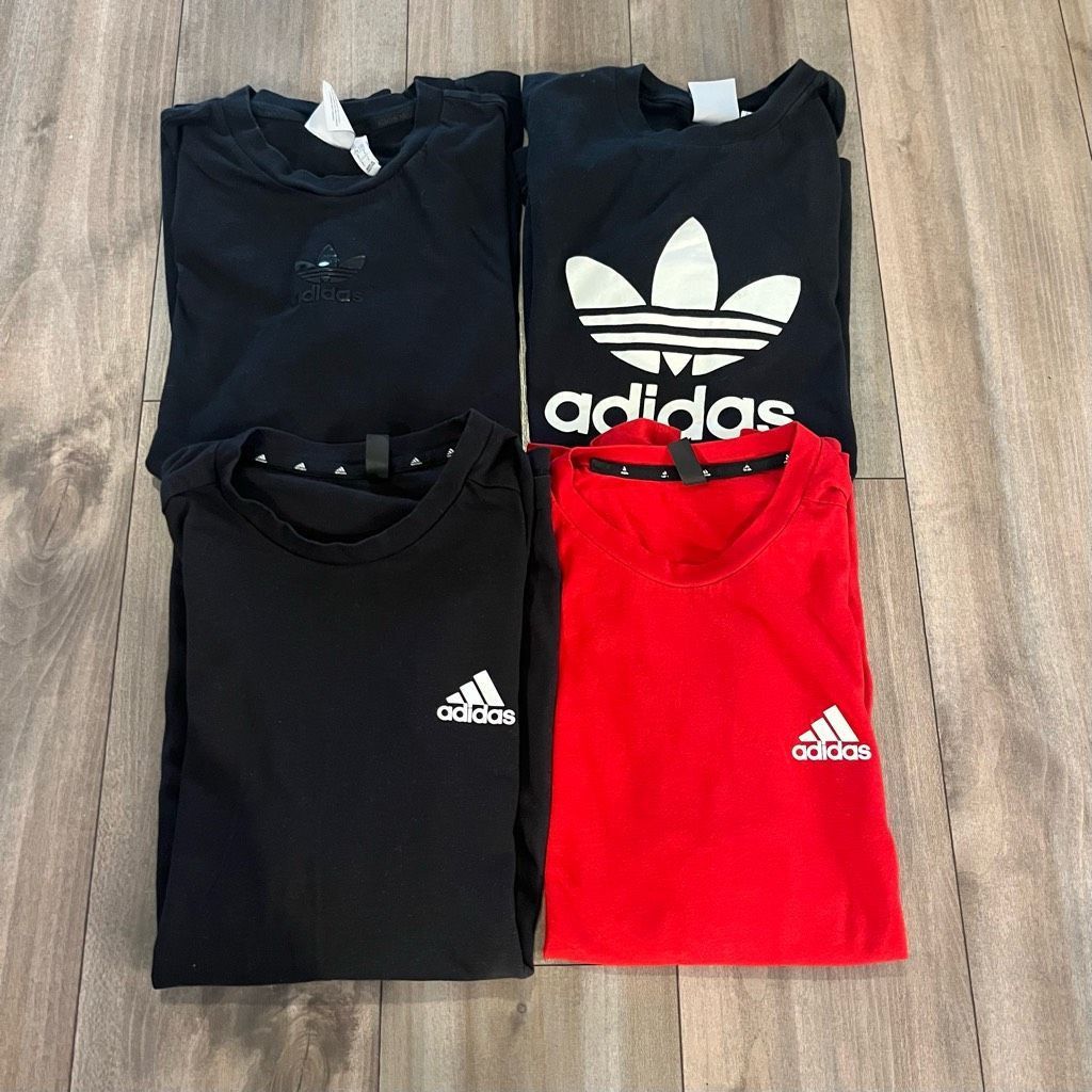 Adidas Lot of 4 Adidas Casual Athletic Shirt Men Large Size US L / EU 52-54 / 3 - 1 Thumbnail
