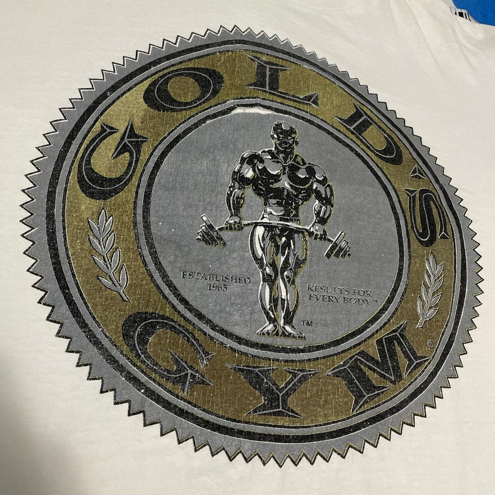 Vintage Vintage 90s Gold’s Gym Las Vegas Work Out Single Stitch Tee Size US M / EU 48-50 / 2 - 3 Thumbnail