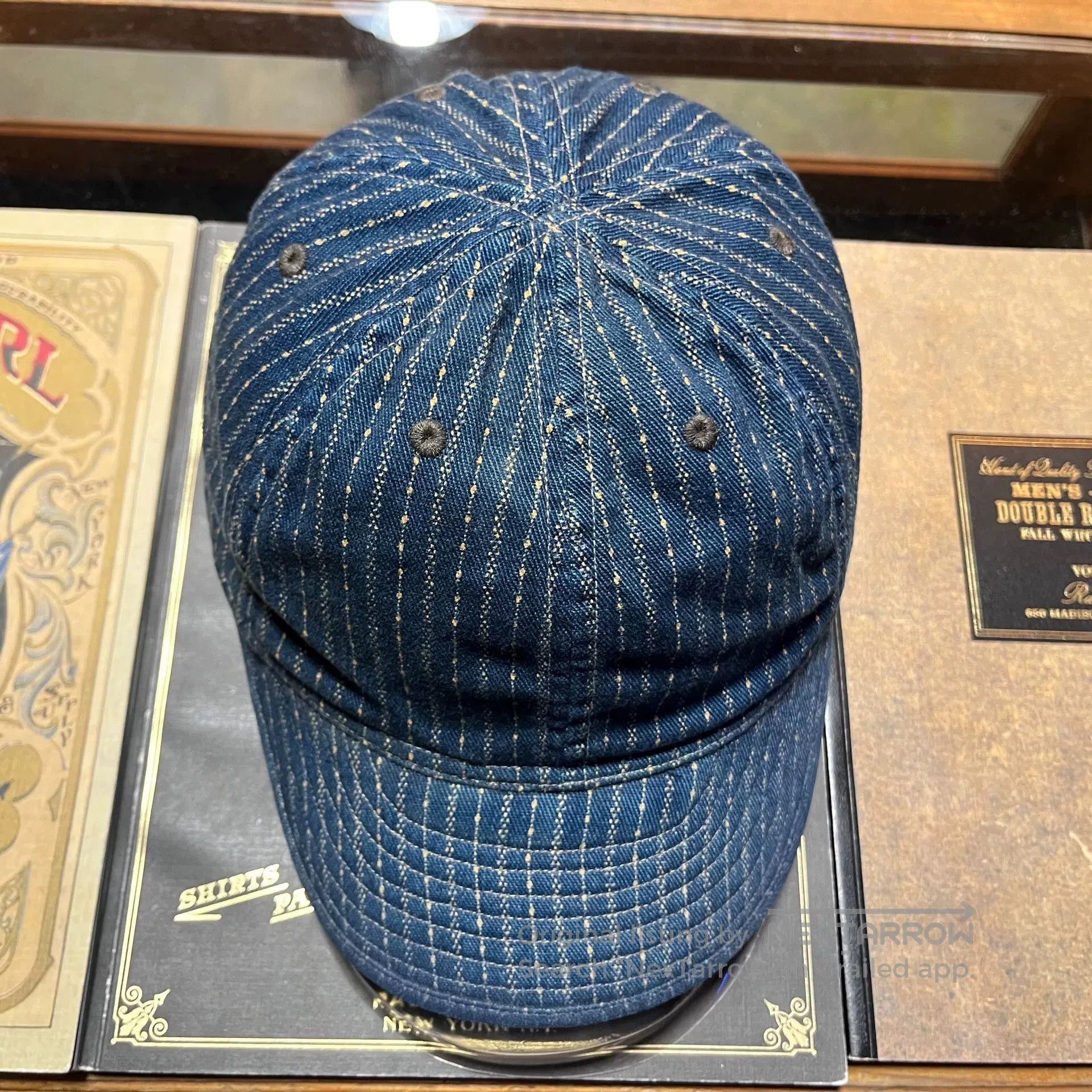 RRL Ralph Lauren rrl wabash denim cap by double rl. Size ONE SIZE - 4 Thumbnail
