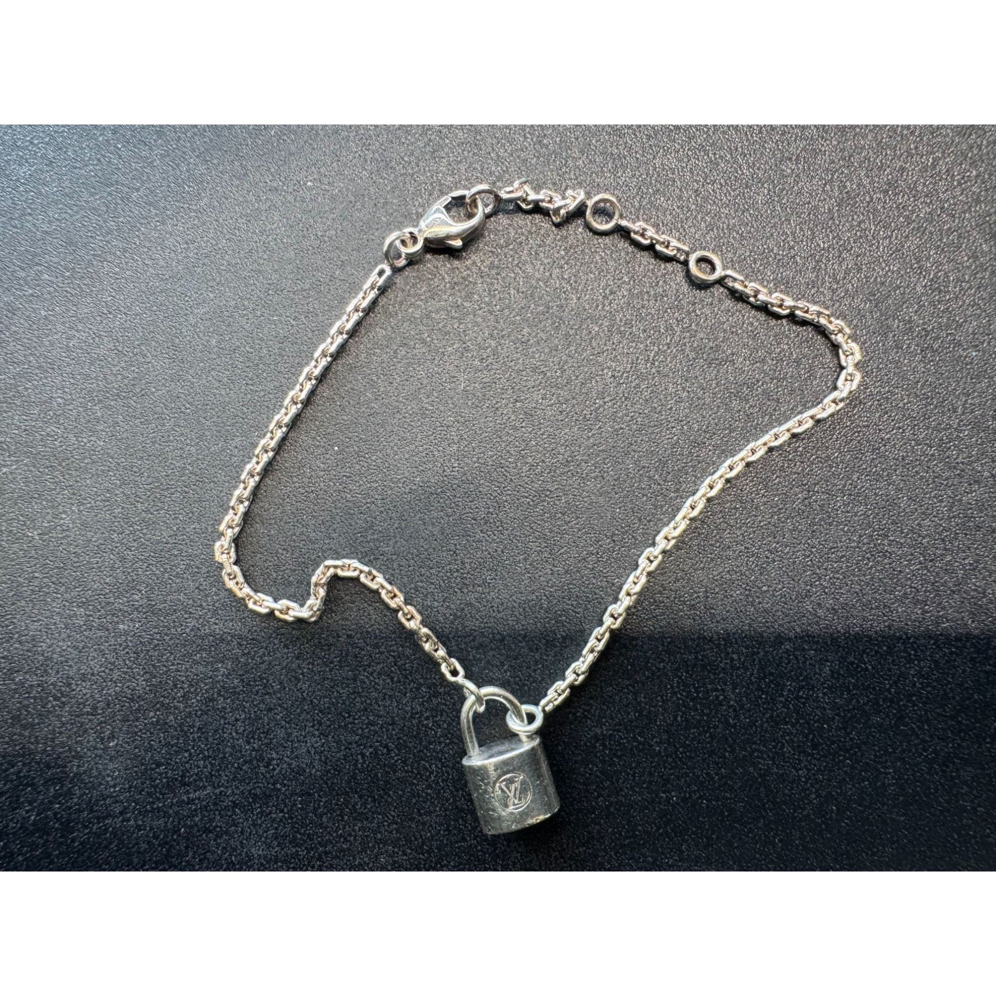 Louis Vuitton LOUIS VUITTON Bracelet Lockit Ag925 Silver Authentic Size ONE SIZE - 1 Thumbnail