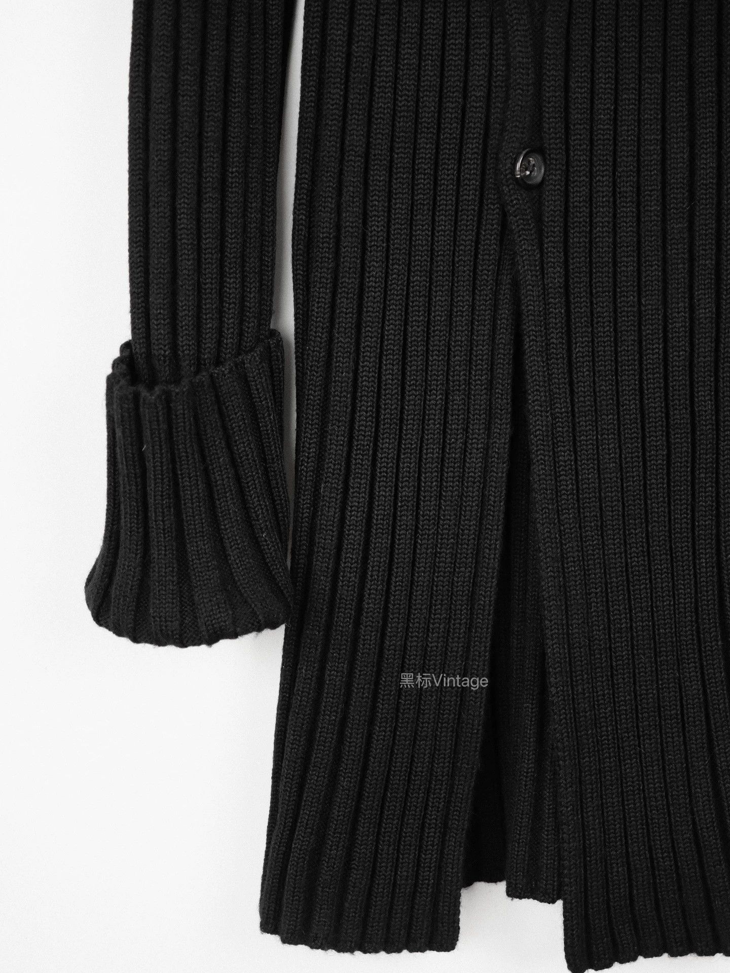Yohji Yamamoto Yohji Yamamoto 95aw Archive High Neck Ribbed Knit wmn S Size S / US 4 / IT 40 - 5 Thumbnail