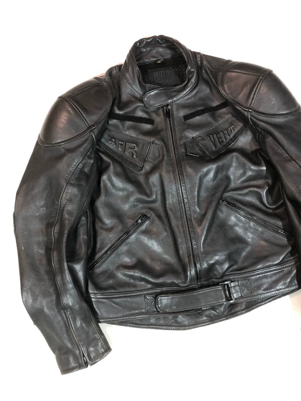 Other Moto Line Racing Biker Leather Jacket Black Style Size US XL / EU 56 / 4 - 3 Thumbnail