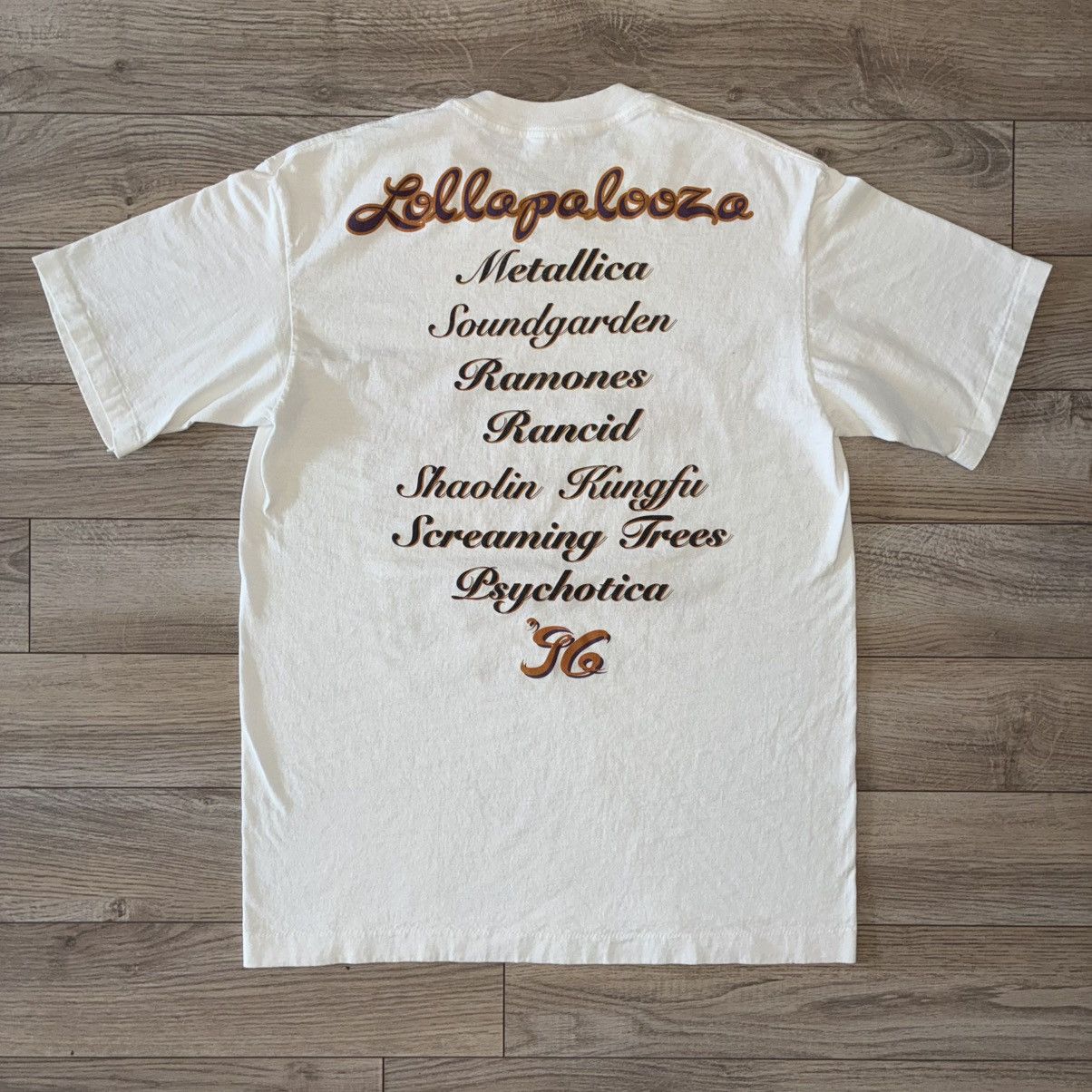 Giant 1996 Lollapalooza Fractal Butterfly Summer of Noise shirt Size US L / EU 52-54 / 3 - 5 Thumbnail