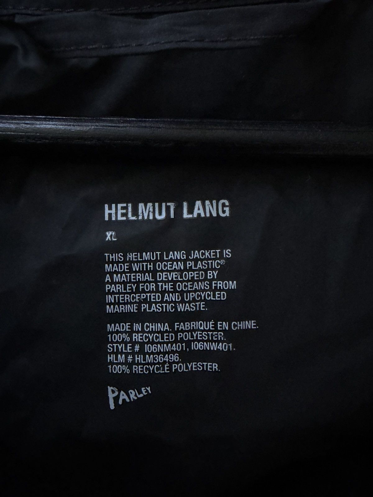 Helmut Lang Helmut Lang Recycled Nylon Hooded Raincoat Size US XL / EU 56 / 4 - 5 Thumbnail