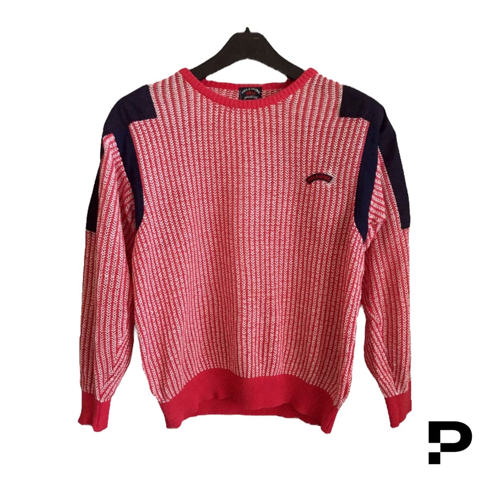 Paul & Shark 🔴 Yachting Knit Sweater Size US M / EU 48-50 / 2 - 1 Thumbnail