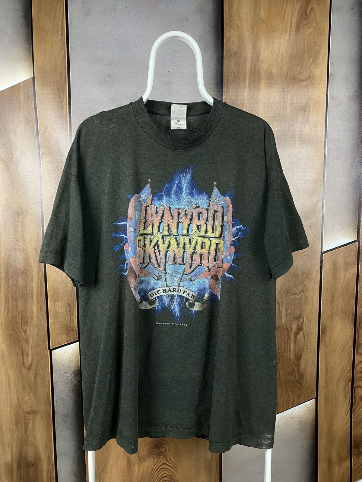Band Tees 🎸Vintage 1996 T-Shirt Lynyrd Skynyrd Club Member VTG Tee🎸 Size US XXL / EU 58 / 5 - 1 Thumbnail